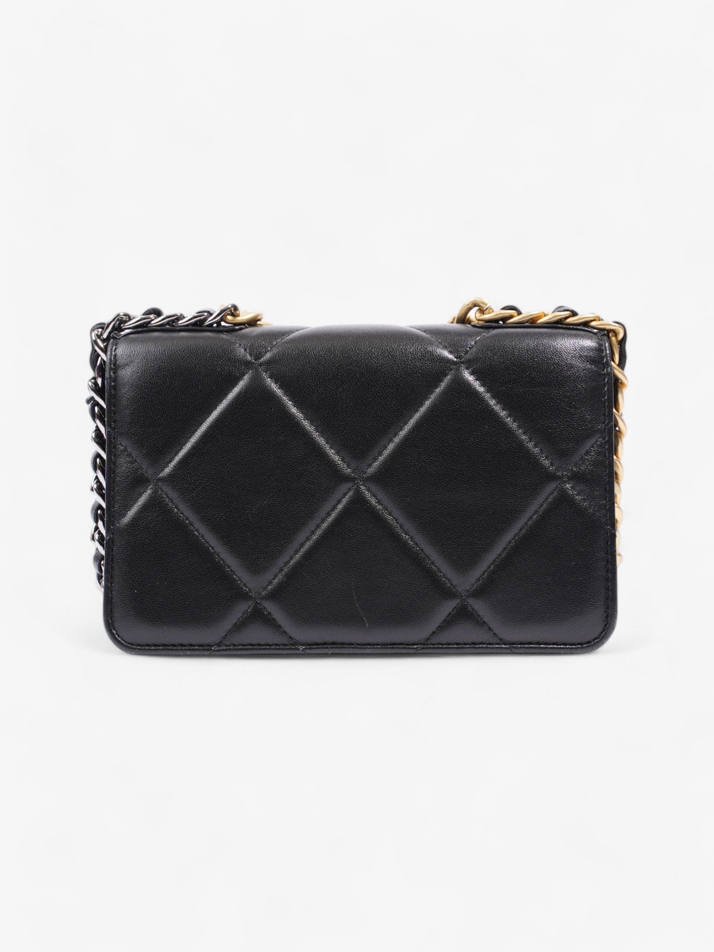 Chanel Wallet on Chain Black Lambskin Leather 19