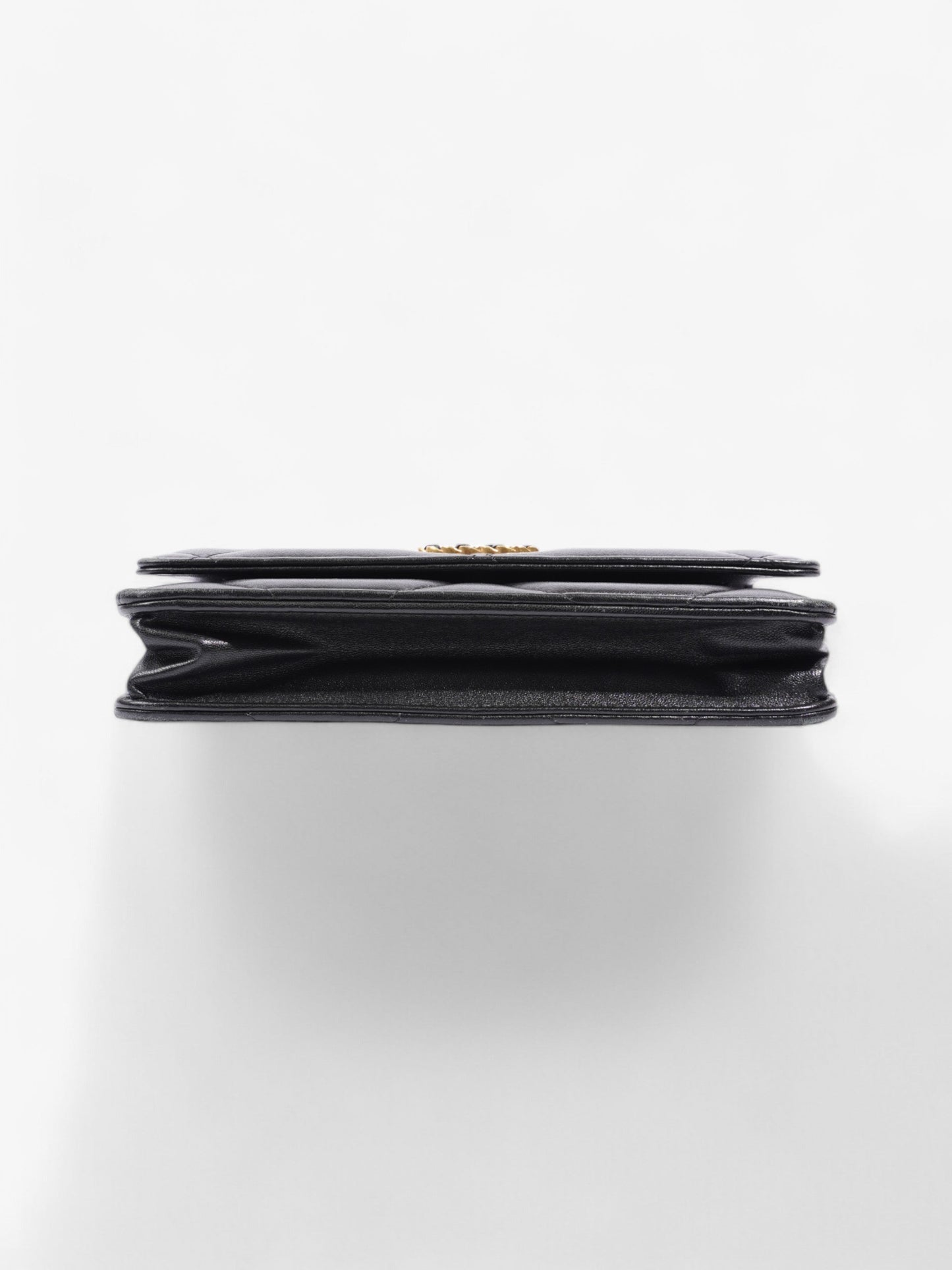 Chanel Wallet on Chain Black Lambskin Leather 19