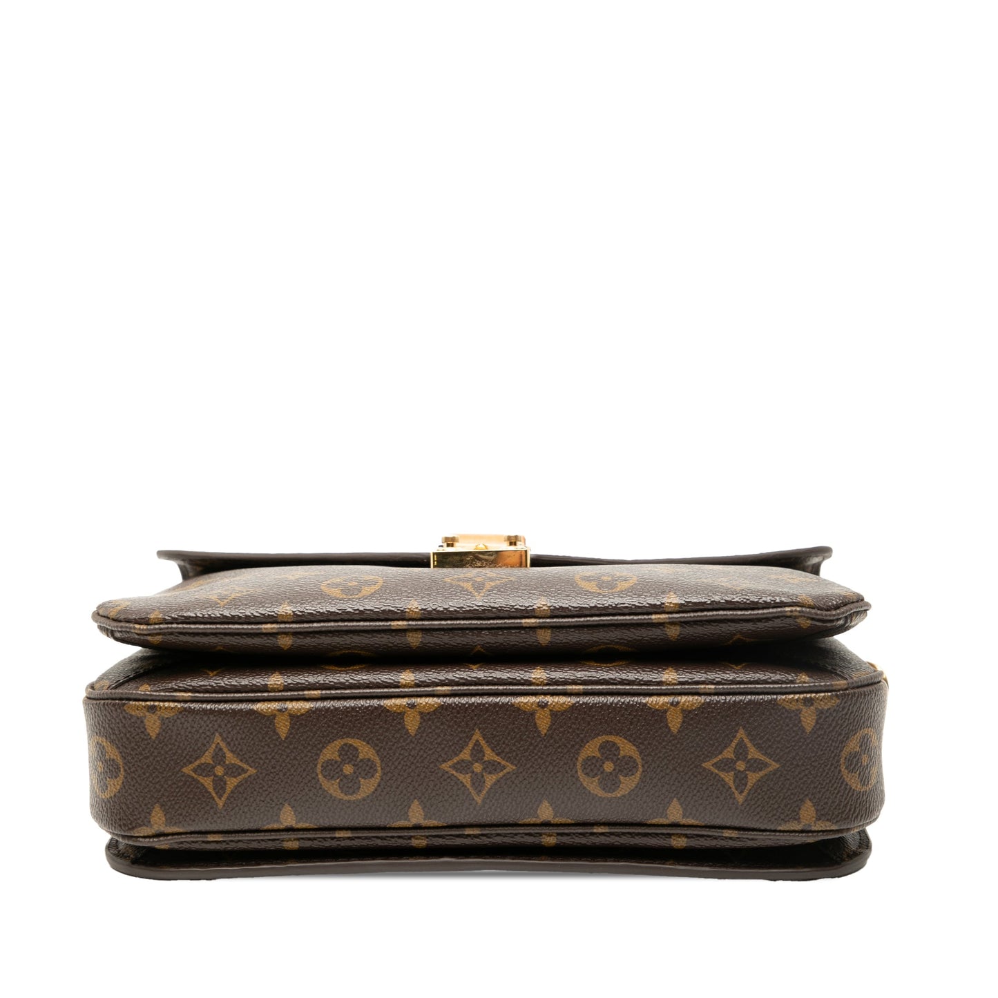 Brown Louis Vuitton Monogram Pochette Metis Satchel