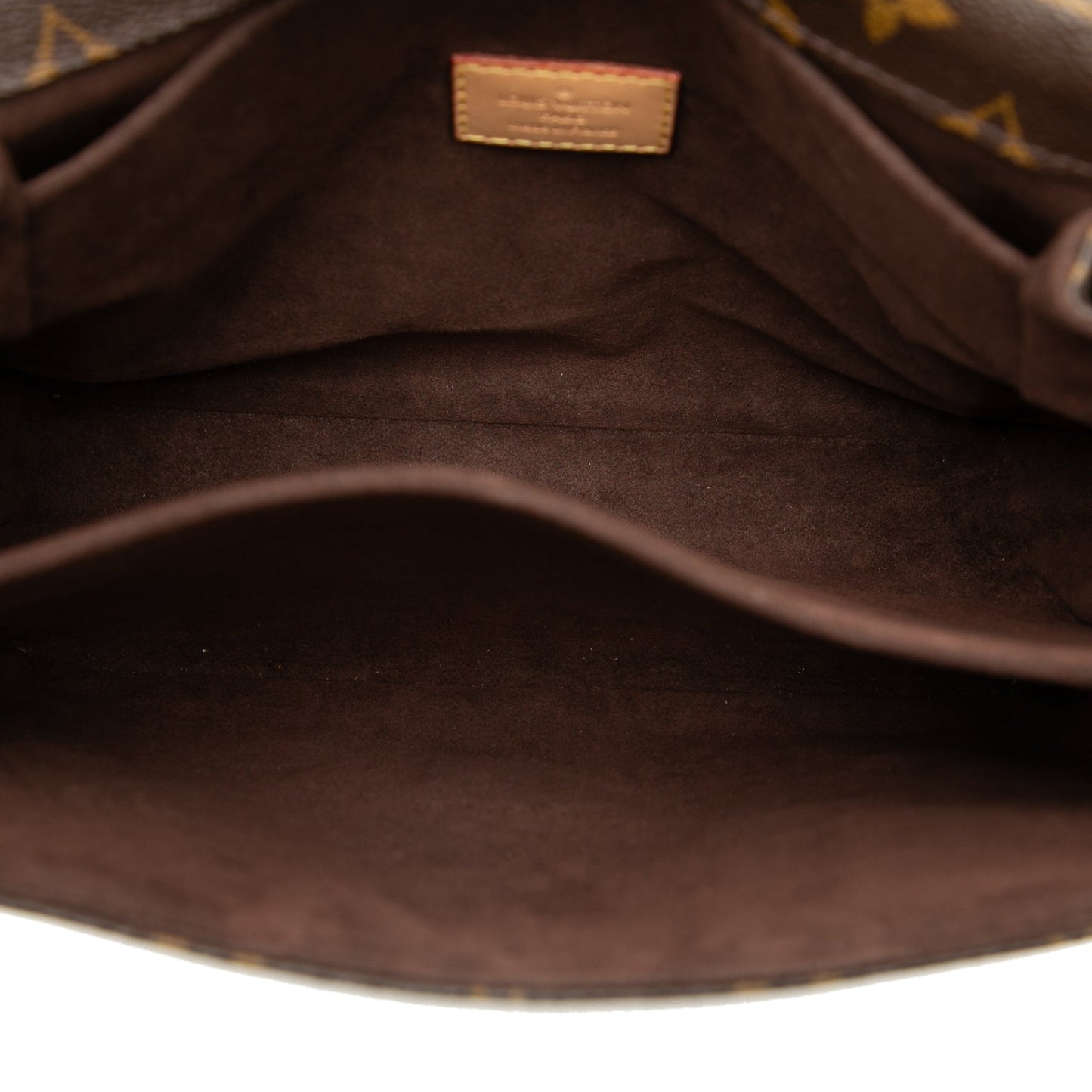 Brown Louis Vuitton Monogram Pochette Metis Satchel
