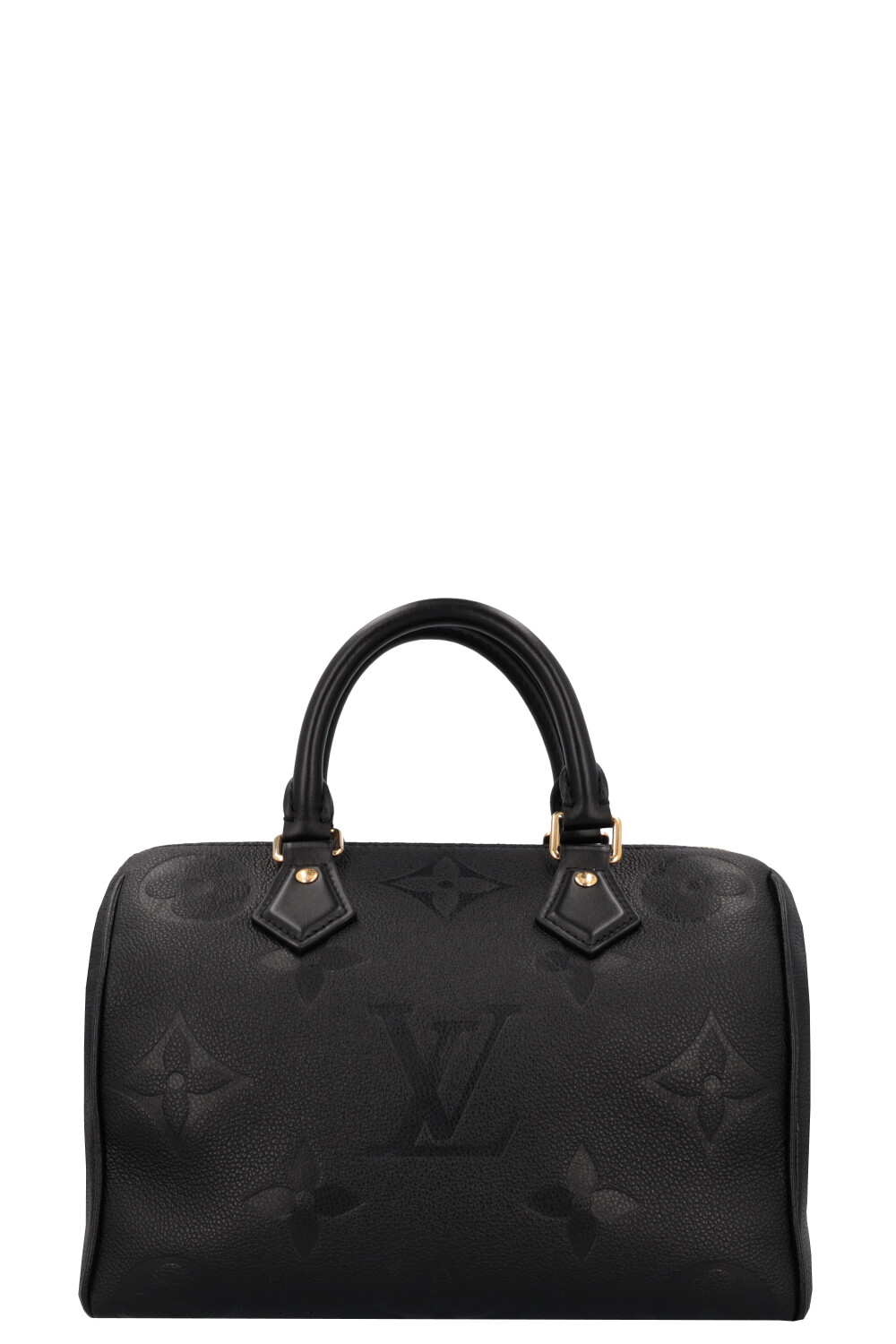LOUIS VUITTON Speedy 25 Bandouliere MNG Empreinte Black