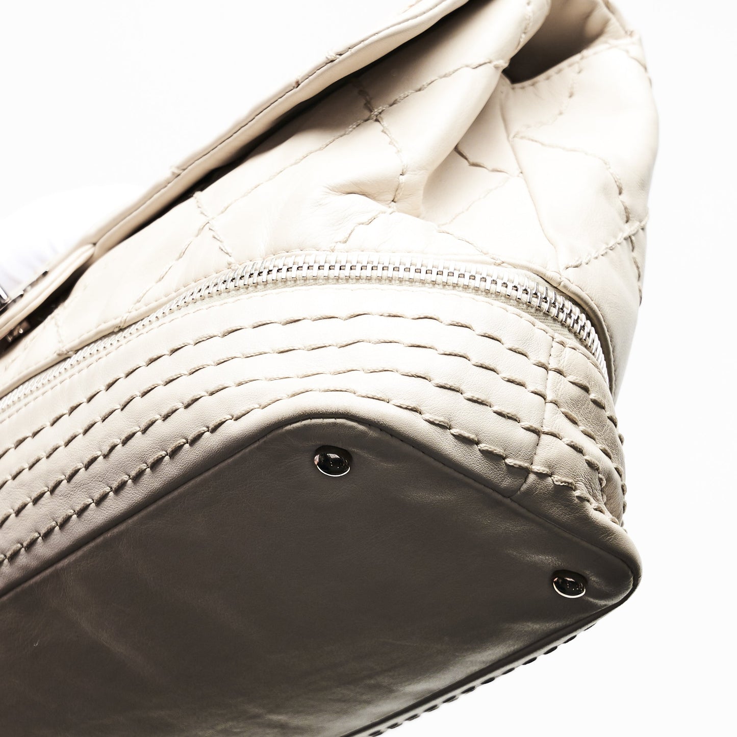 Chanel Quilted Expandable Ligne Flap Bag