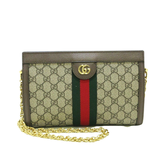 Gucci Chain Leather Shoulder Bag