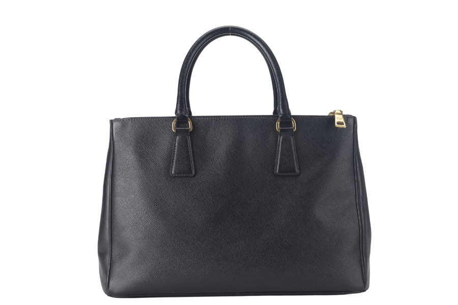 PRADA SAFFIANO LUX BLACK LEATHER (BN1844) GOLD HARDWARE WITH CARD AND DUST COVER