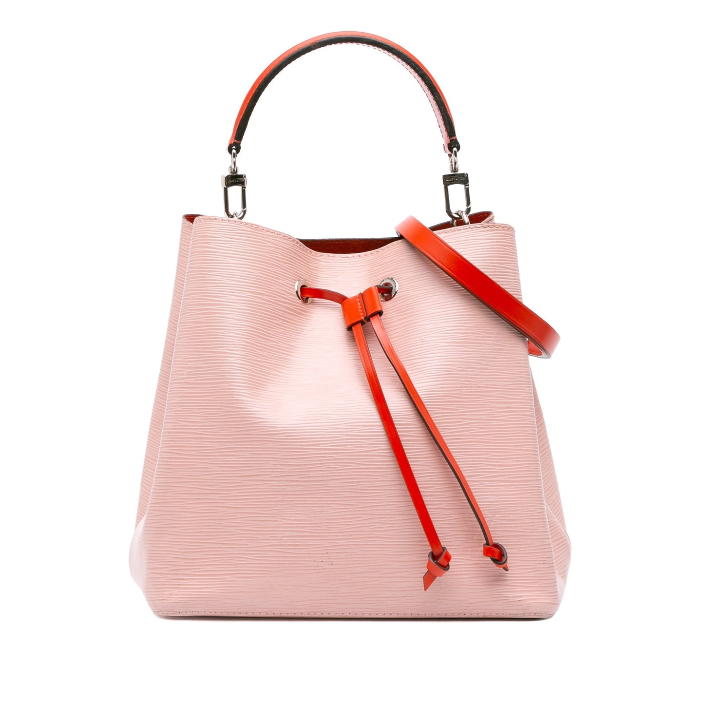 Pink Louis Vuitton Epi Neonoe MM Bucket Bag