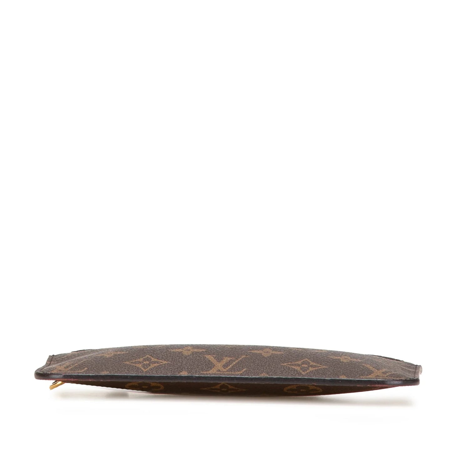 Brown Louis Vuitton Monogram Neverfull Pouch