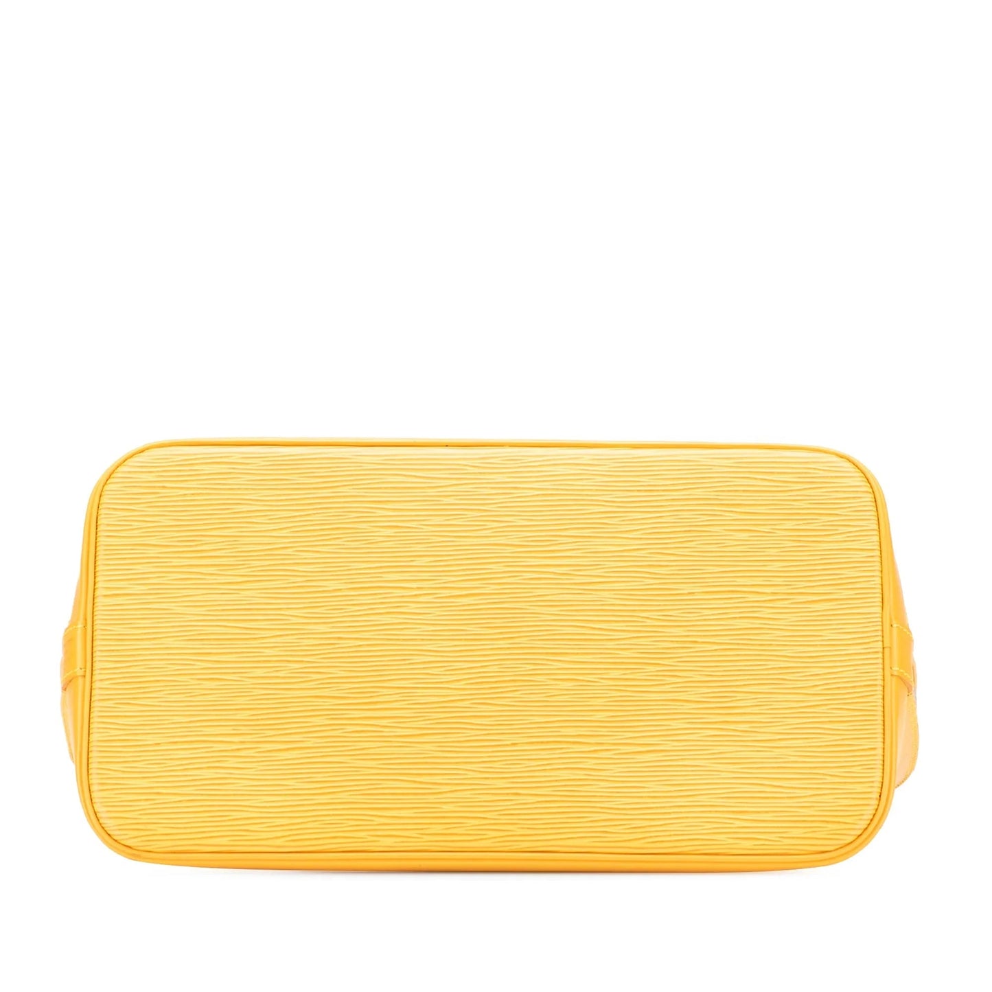 Yellow Louis Vuitton Epi Alma PM Handbag
