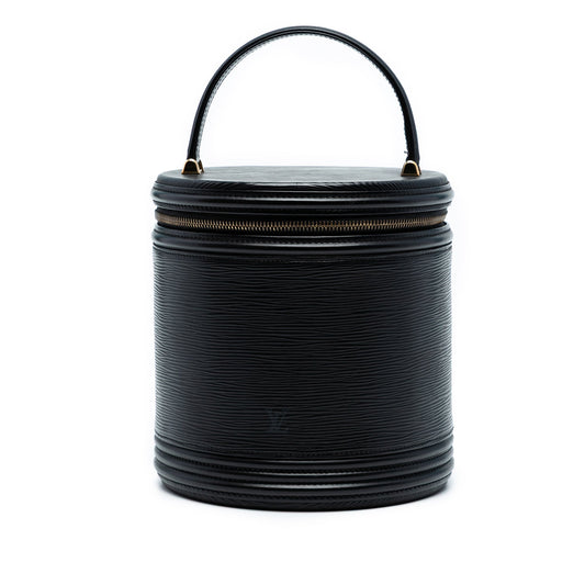 Black Louis Vuitton Epi Cannes Vanity Bag