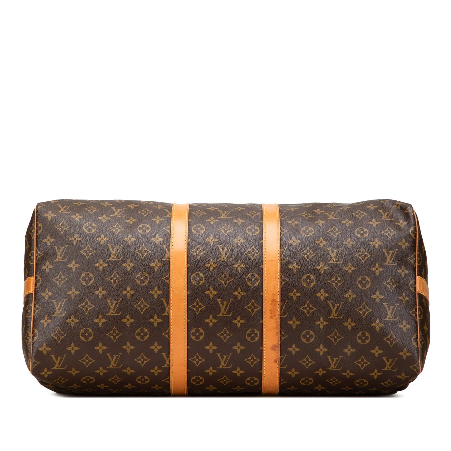 Brown Louis Vuitton Monogram Keepall Bandouliere 55 Travel Bag