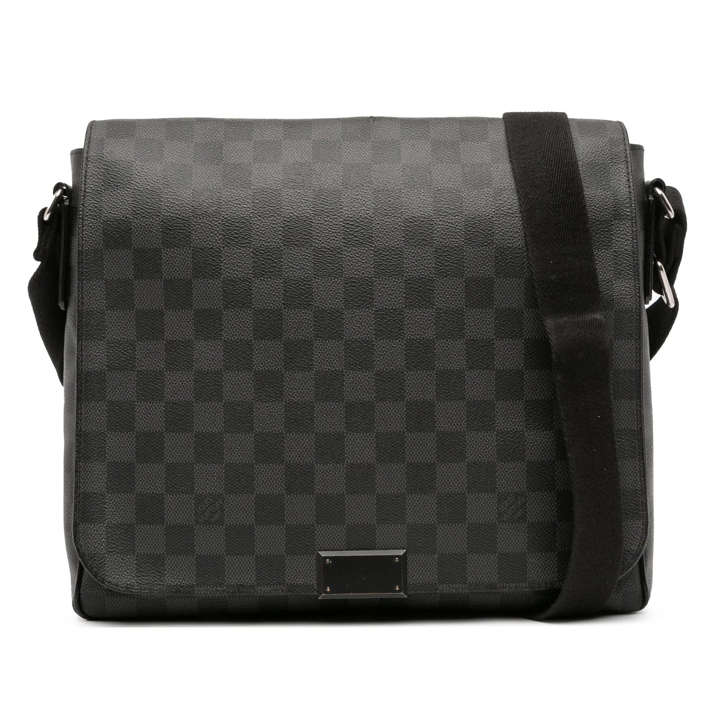 Black Louis Vuitton Damier Graphite District MM Crossbody Bag