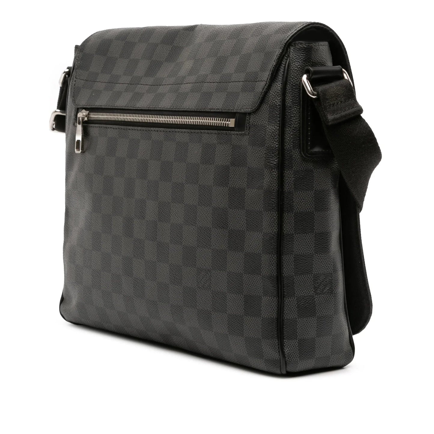 Black Louis Vuitton Damier Graphite District MM Crossbody Bag