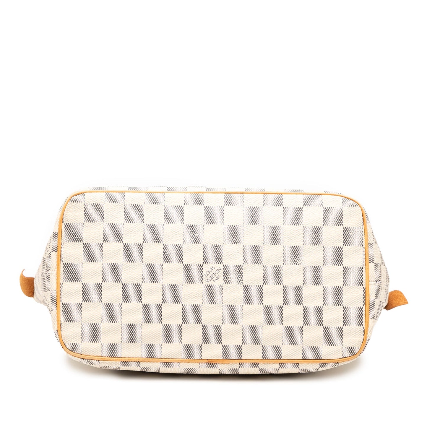 White Louis Vuitton Damier Azur Saleya PM Handbag