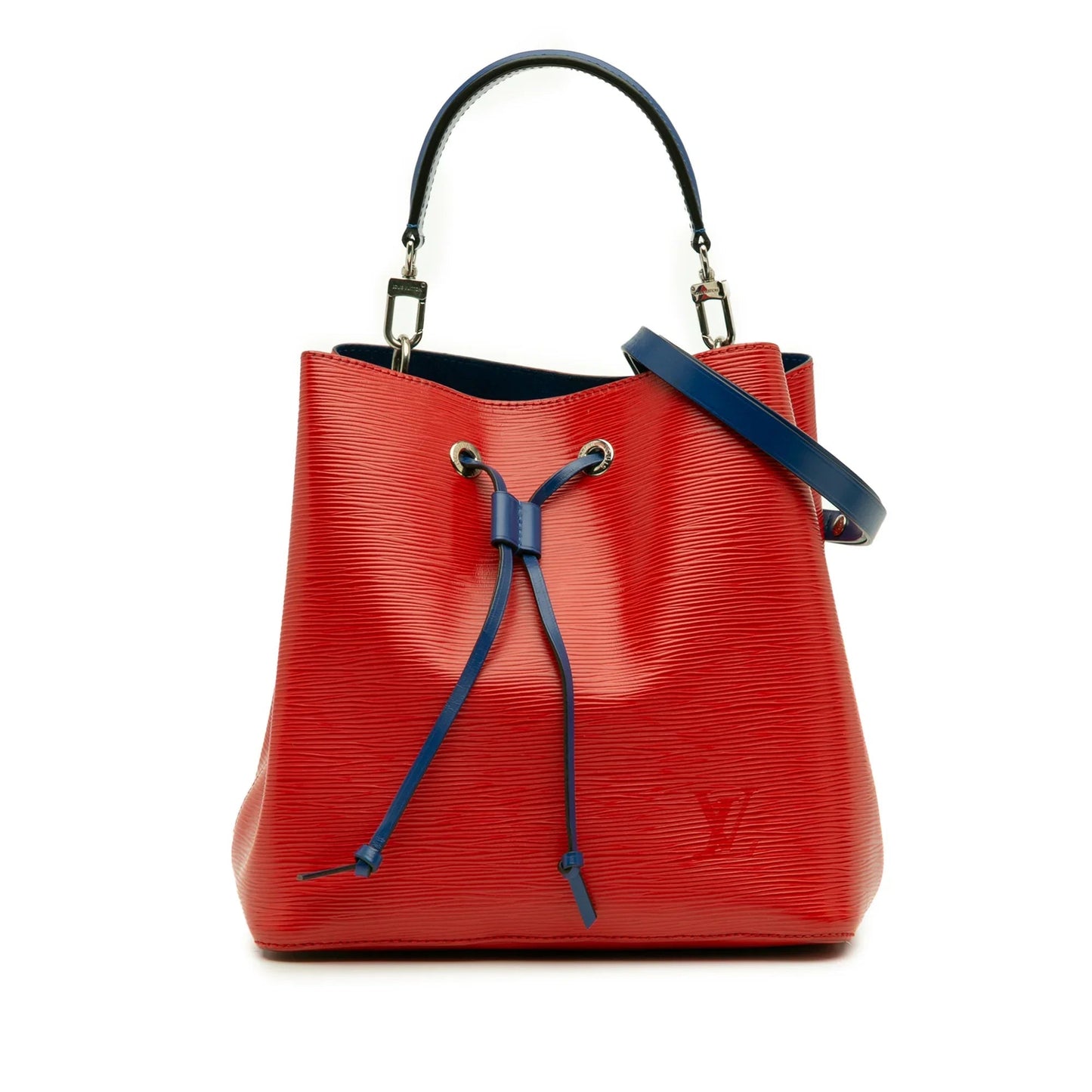 Red Louis Vuitton Epi NeoNoe MM Bucket Bag