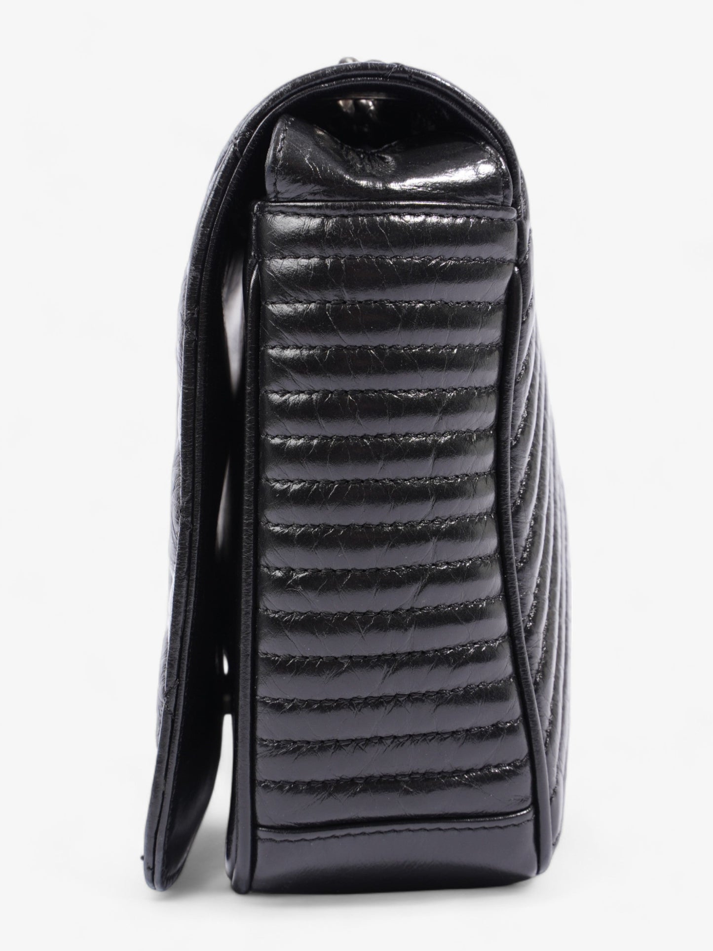 Chanel Coco Boy Flap  Black Lambskin Leather
