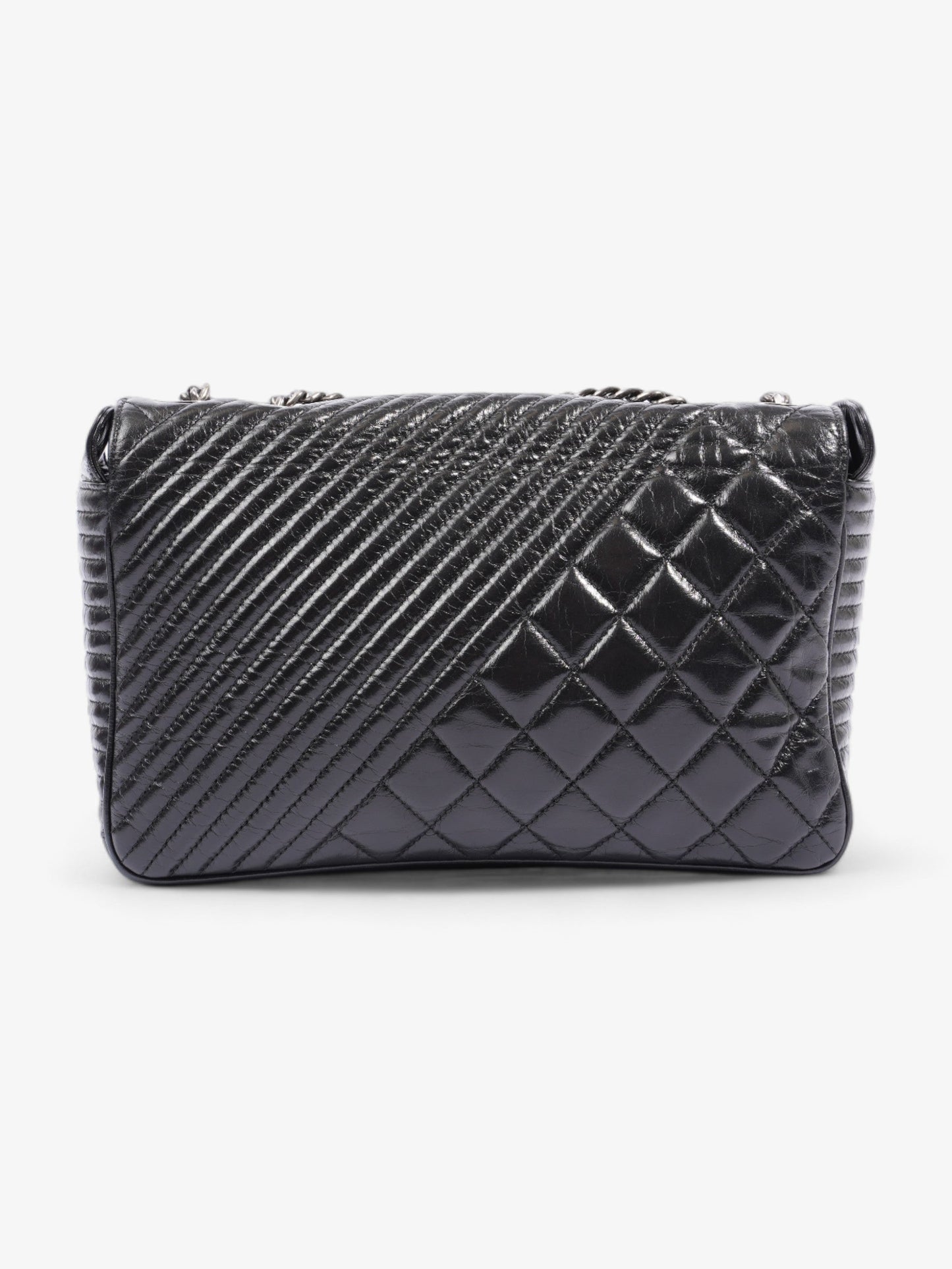 Chanel Coco Boy Flap  Black Lambskin Leather