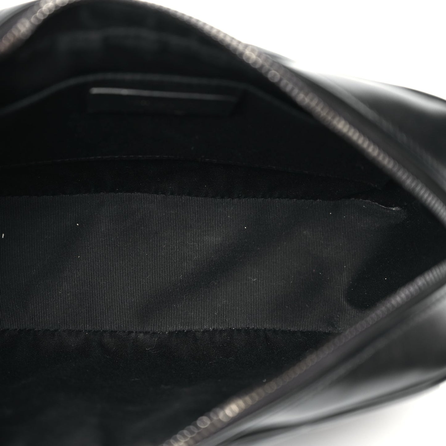 Saint Laurent Calfskin Matelasse Monogram Monochrome Lou Camera Bag Black
