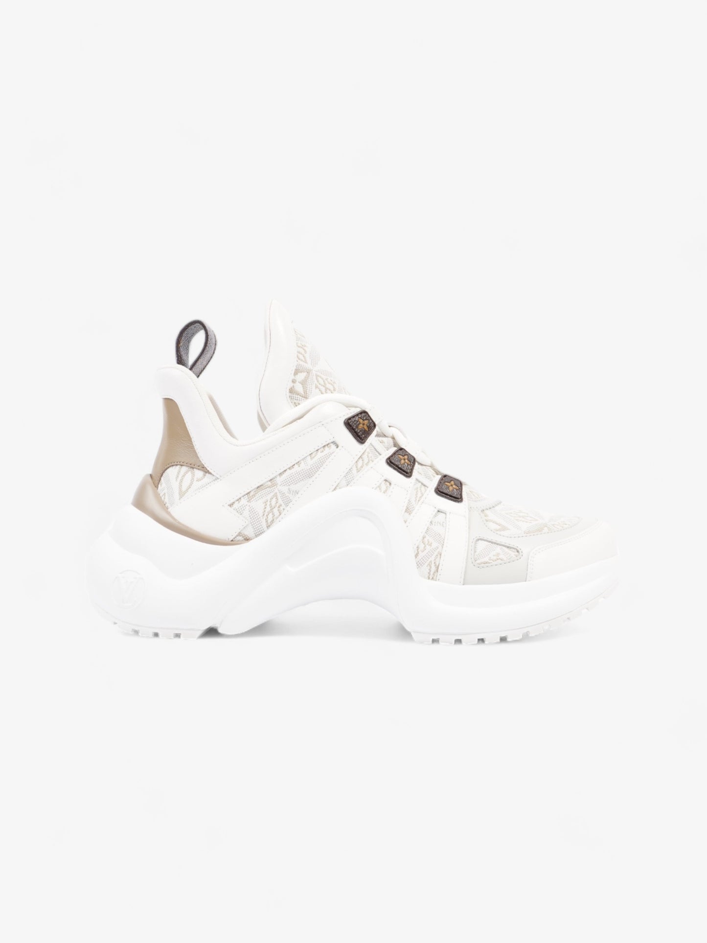 Louis Vuitton Since 1854 Archlights White / Brown Canvas EU 40 UK 7