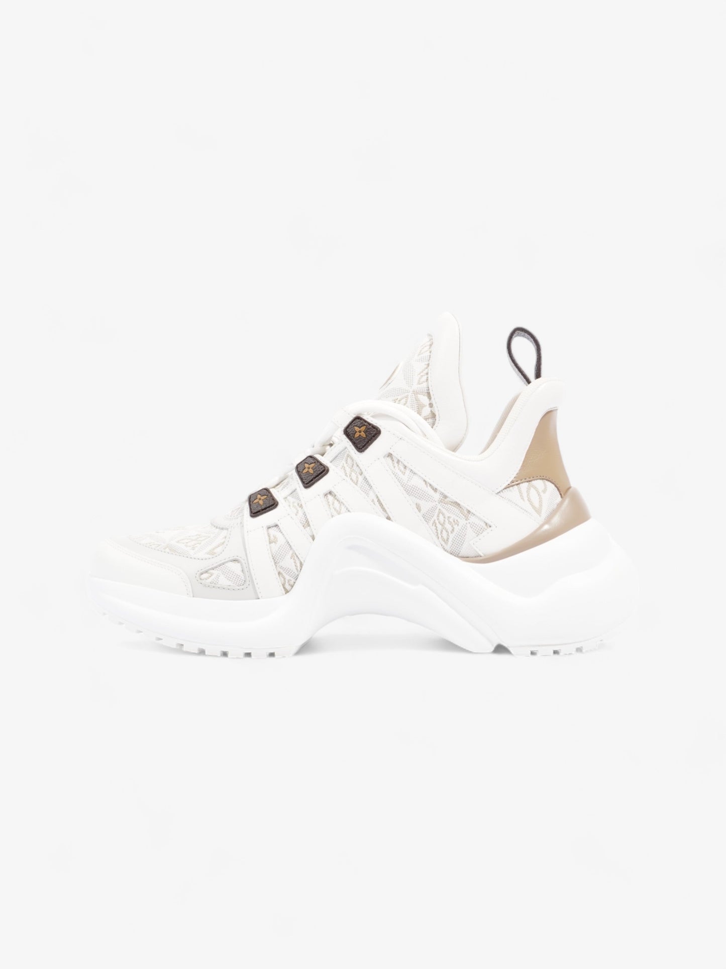 Louis Vuitton Since 1854 Archlights White / Brown Canvas EU 40 UK 7