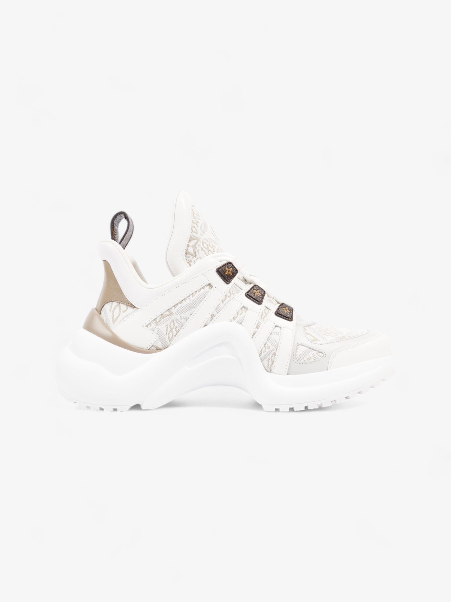 Louis Vuitton Since 1854 Archlights White / Brown Canvas EU 40 UK 7