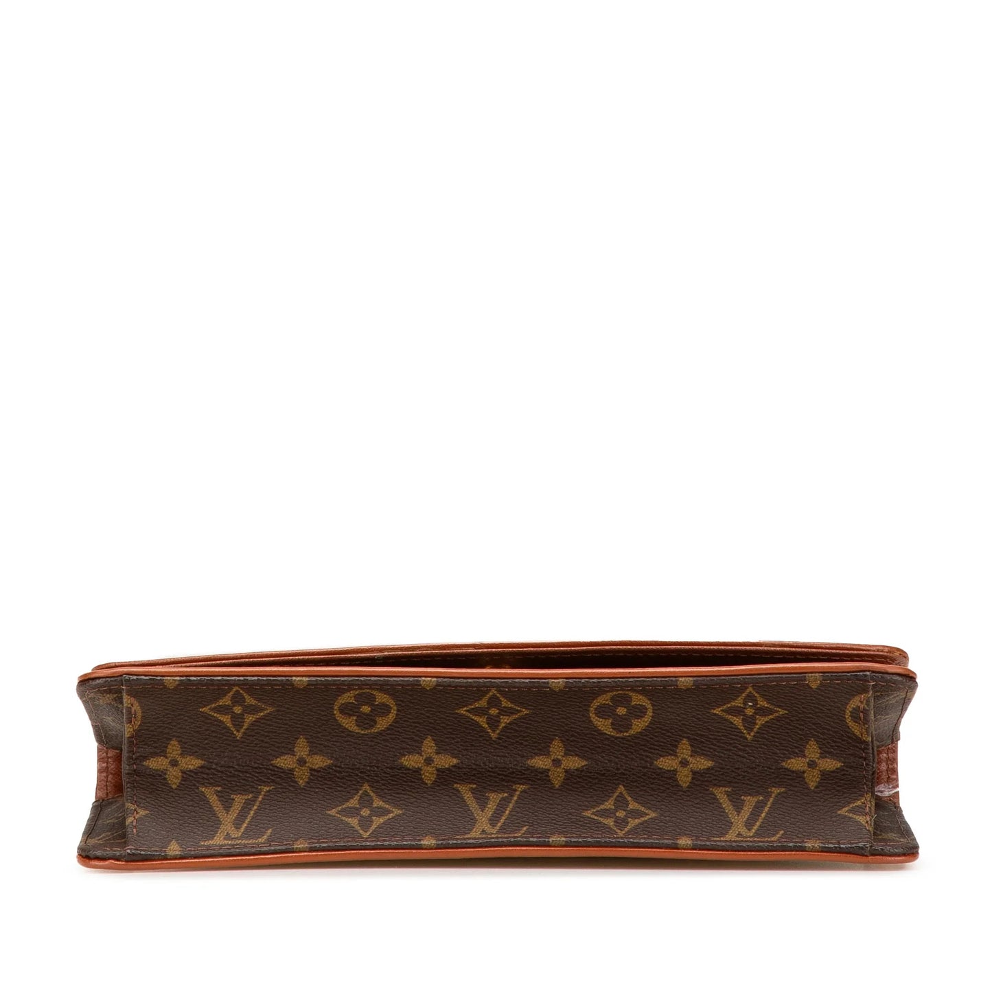 Brown Louis Vuitton Monogram Pochette Dame PM Clutch Bag