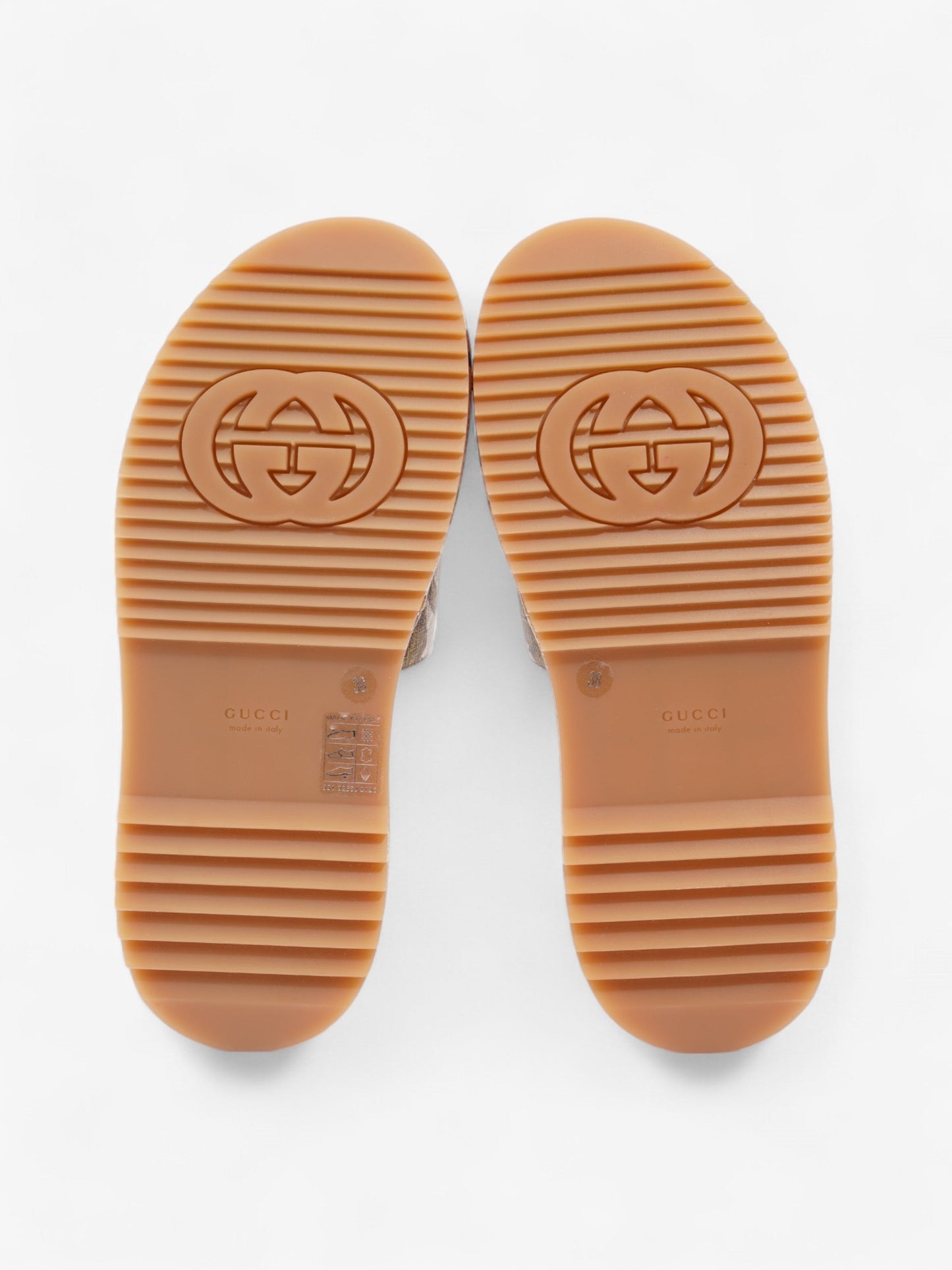 Gucci GG Flora Platform Slides GG Supreme / Multicoloured Canvas EU 38 UK 5