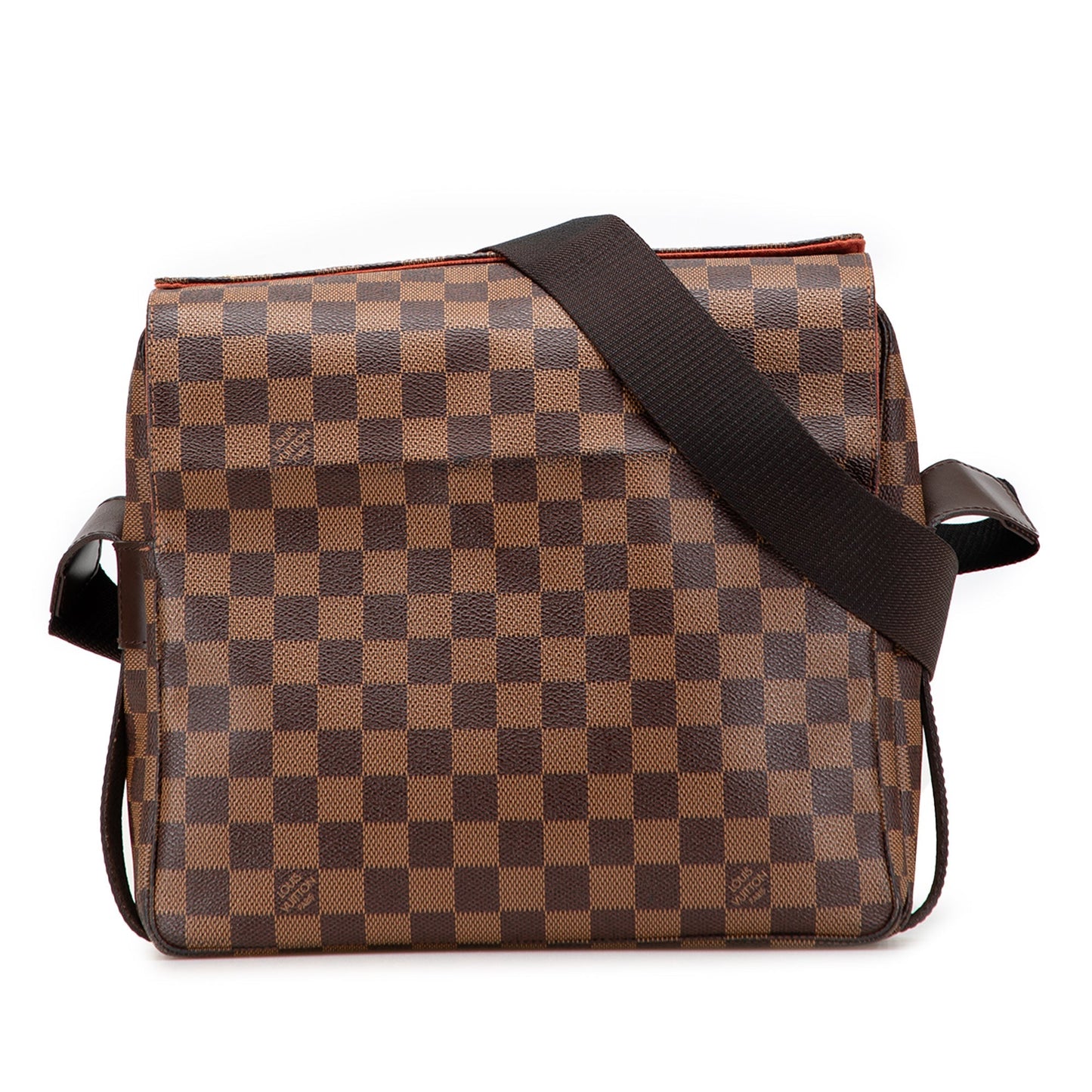 Brown Louis Vuitton Damier Ebene Naviglio Crossbody Bag