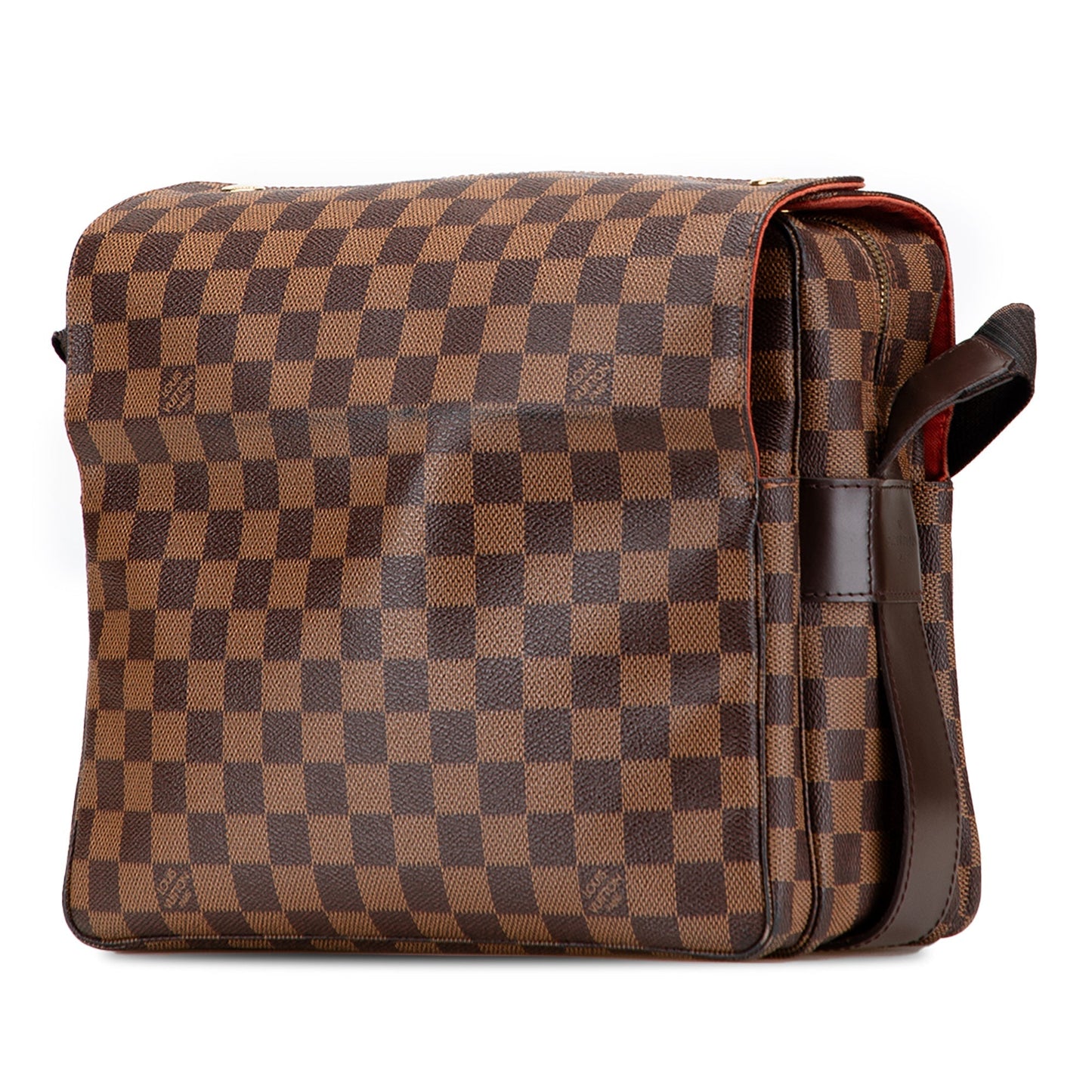 Brown Louis Vuitton Damier Ebene Naviglio Crossbody Bag