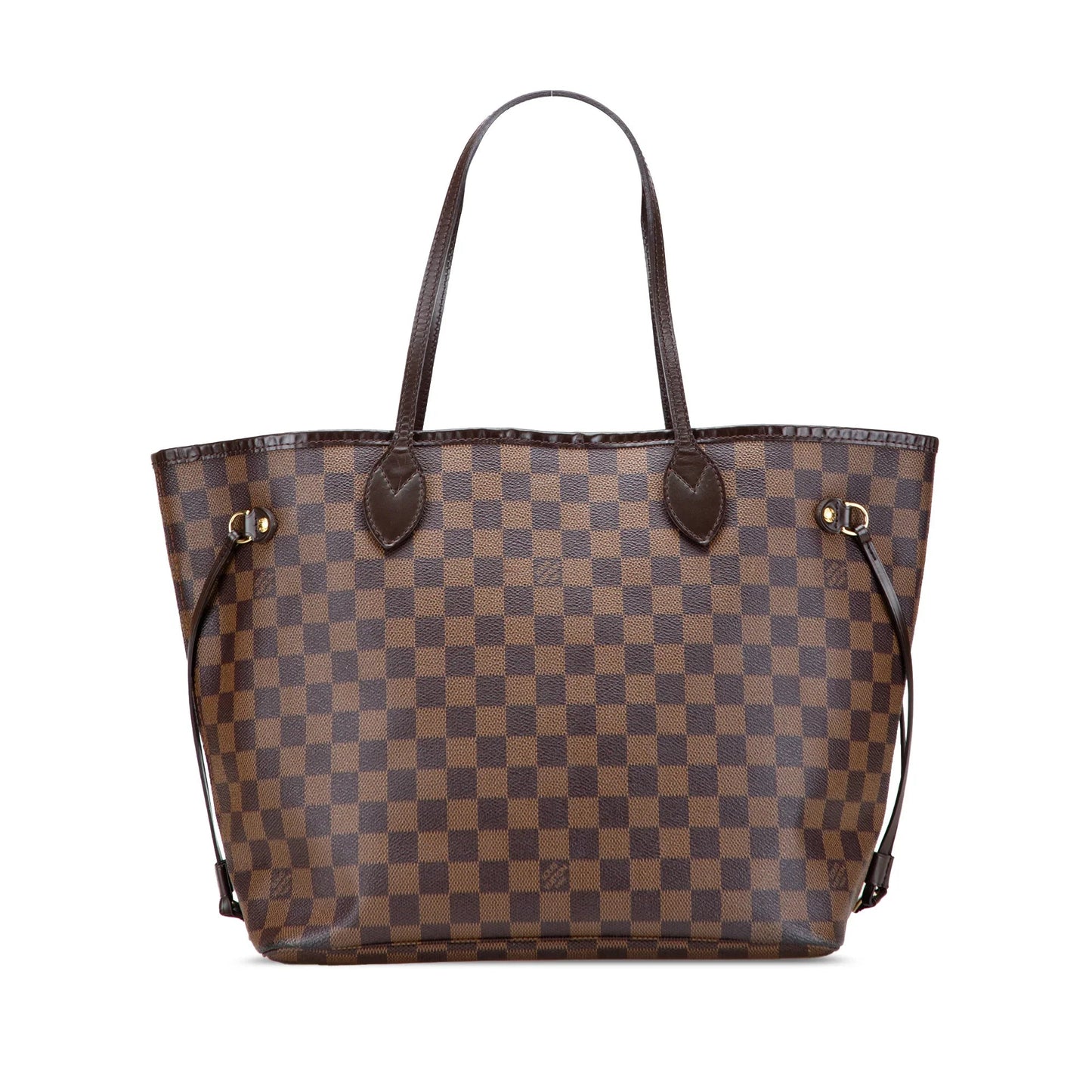 Brown Louis Vuitton Damier Ebene Neverfull MM Tote Bag