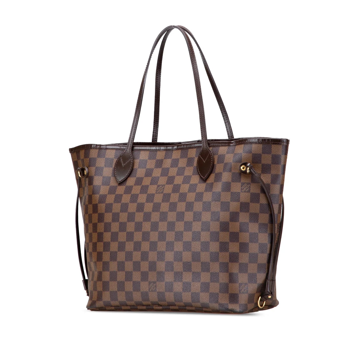 Brown Louis Vuitton Damier Ebene Neverfull MM Tote Bag