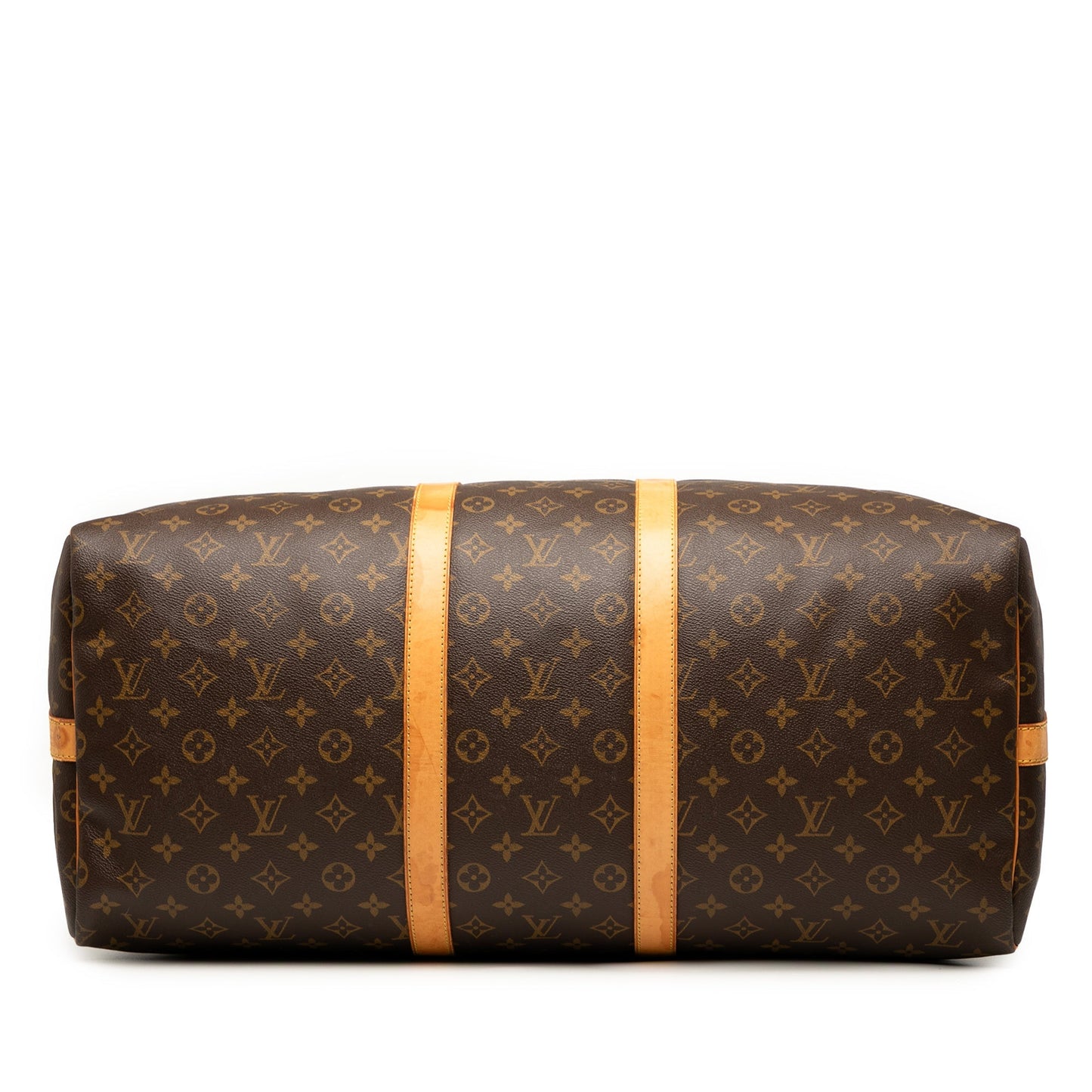 Brown Louis Vuitton Monogram Keepall Bandouliere 55 Travel Bag