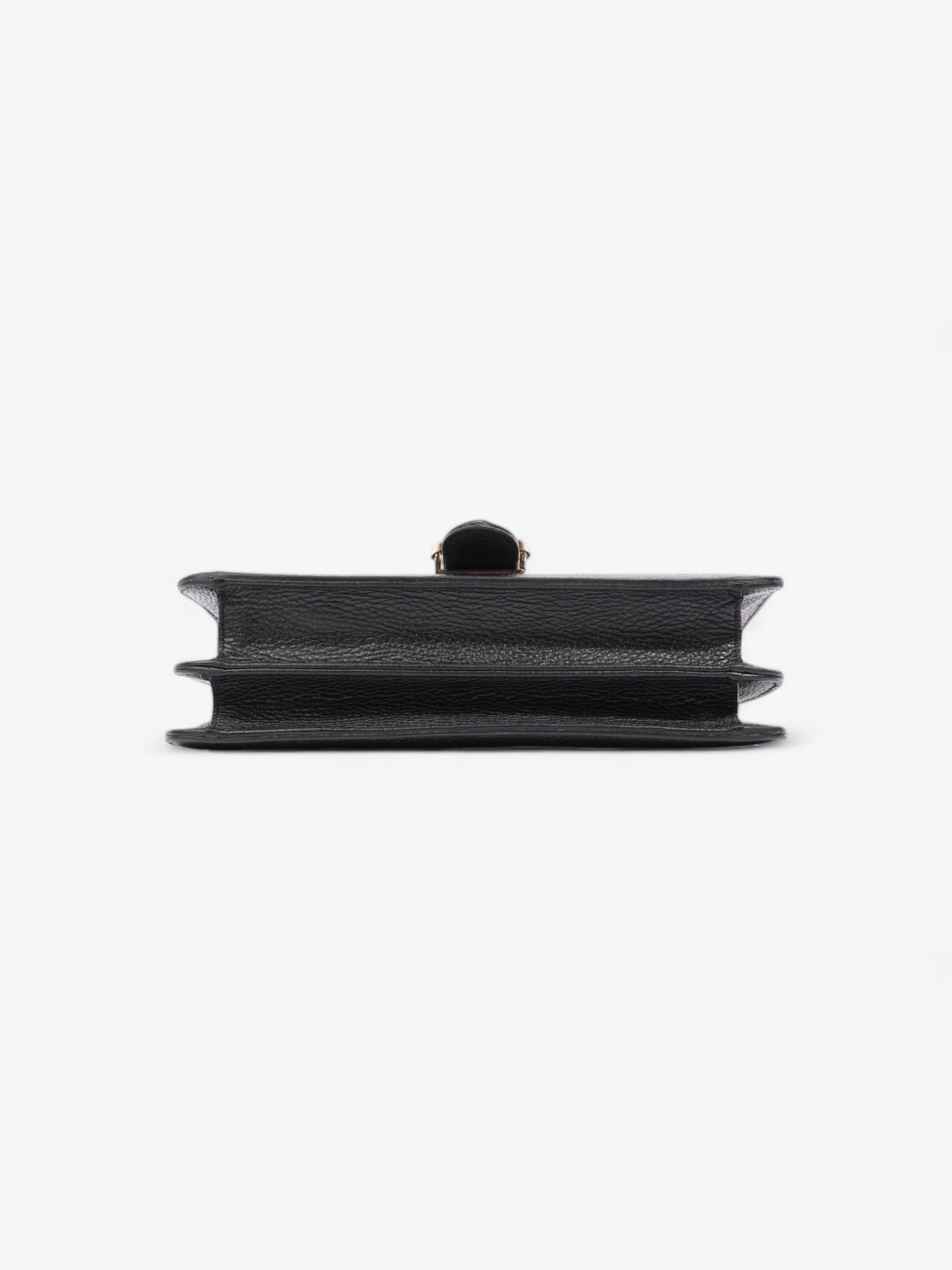 Gucci Interlocking GG Crossbody Bag Black Leather