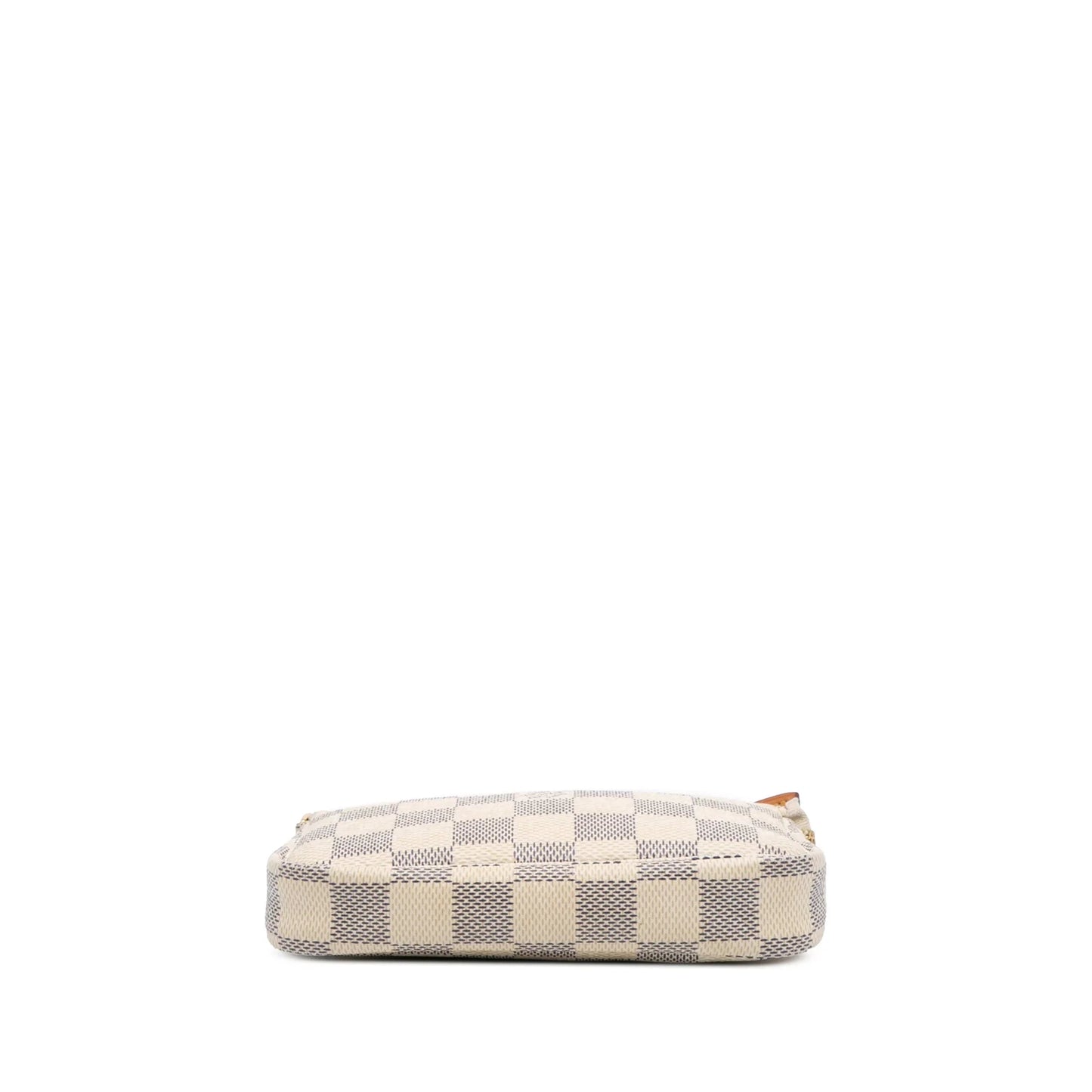 White Louis Vuitton Damier Azur Mini Pochette Accessoires Handbag