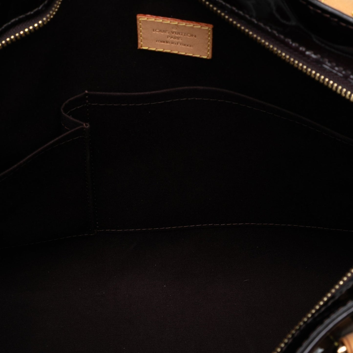 Purple Louis Vuitton Monogram Vernis Brentwood Tote Bag