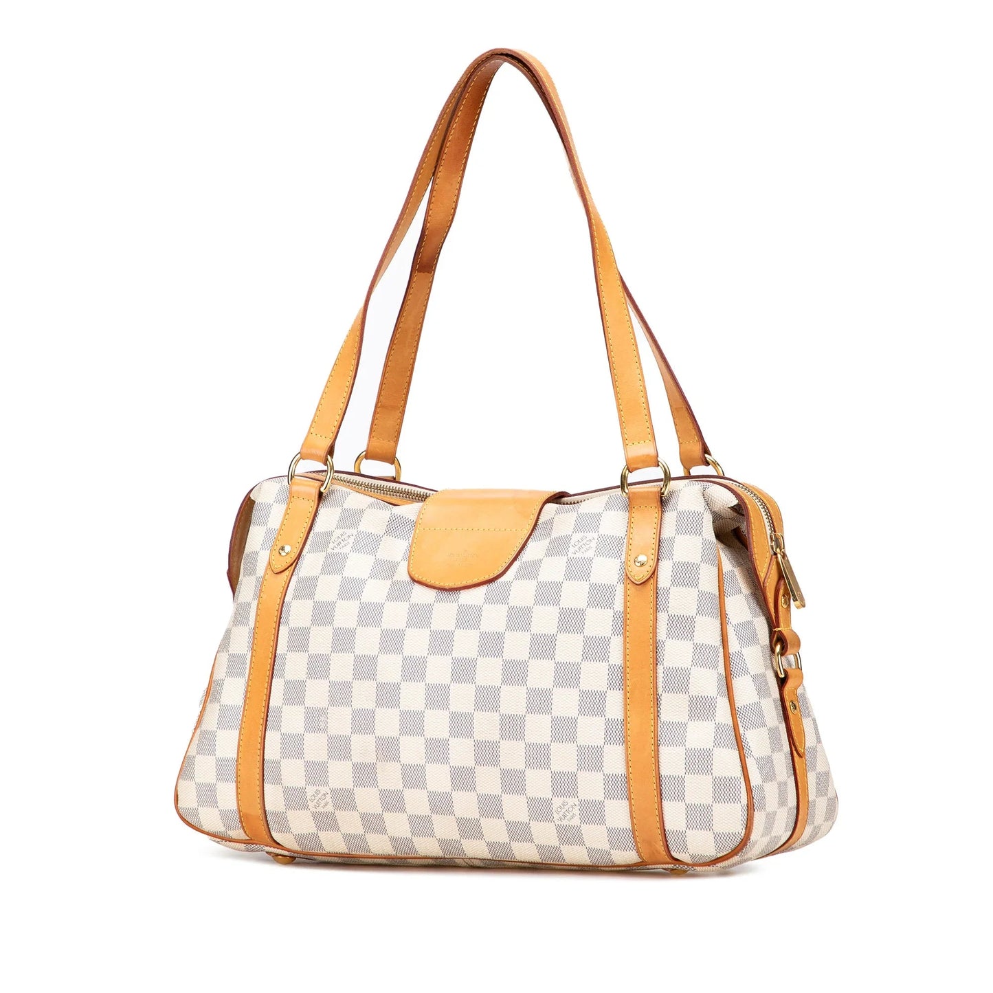 White Louis Vuitton Damier Azur Stresa PM Shoulder Bag