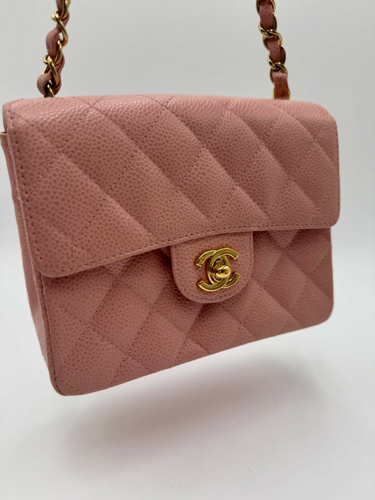 Chanel  Mini Caviar Flap Bag