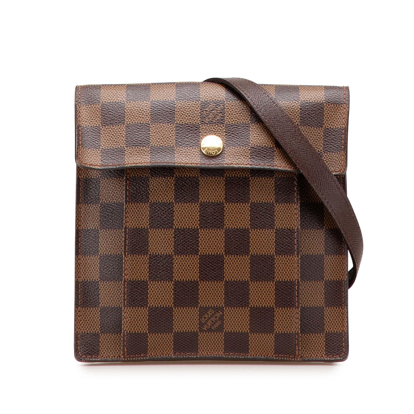 Brown Louis Vuitton Damier Ebene Pimlico Crossbody Bag