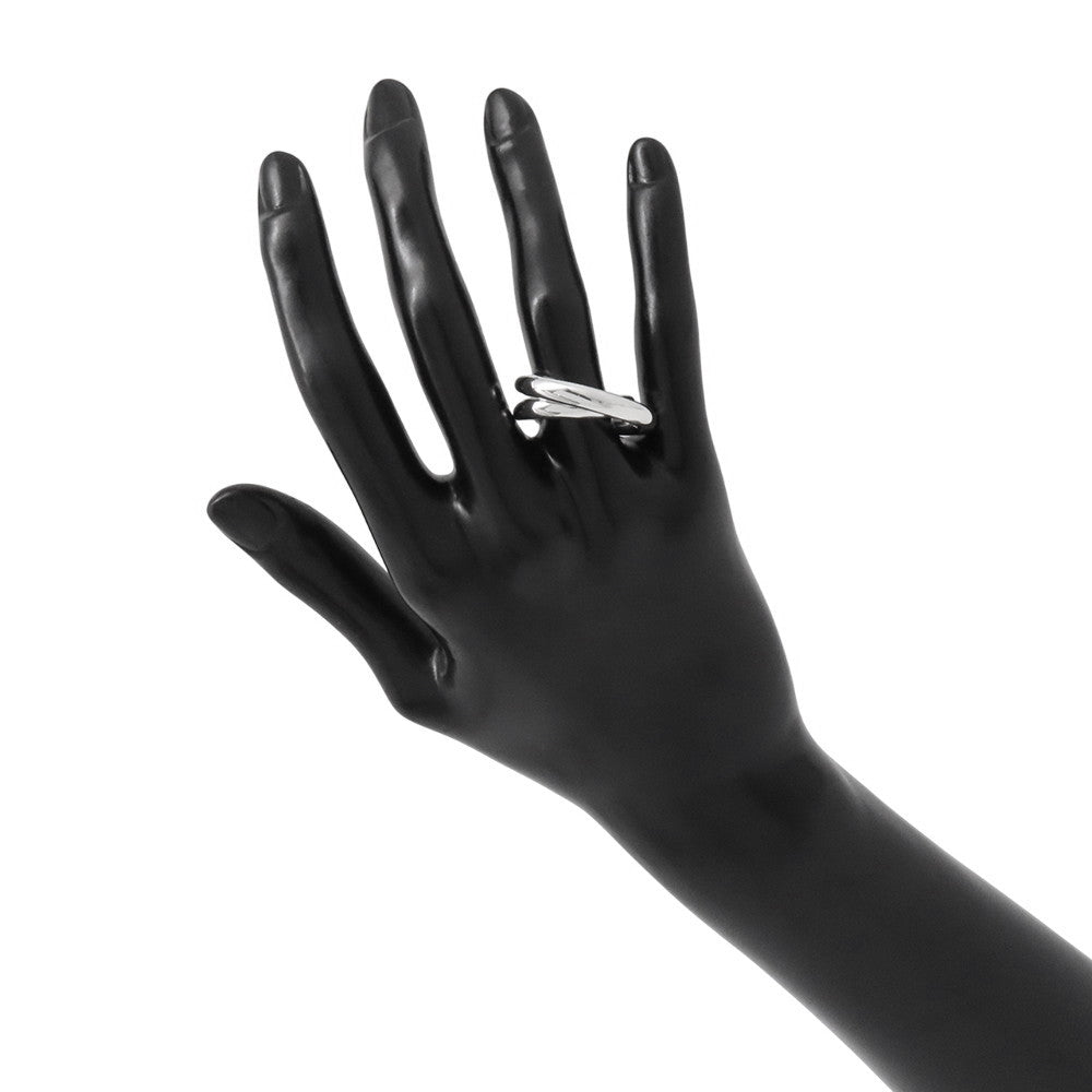 HERMES Caba Cityslide clutchertige Ring Size #53 SV925
