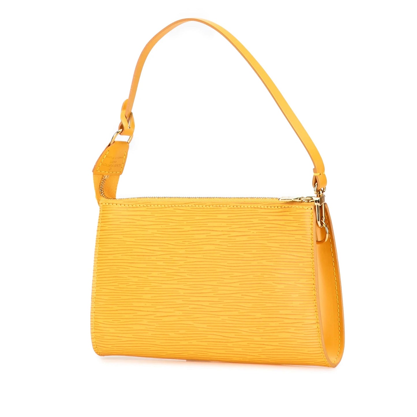 Yellow Louis Vuitton Epi Pochette Accessoires Shoulder Bag