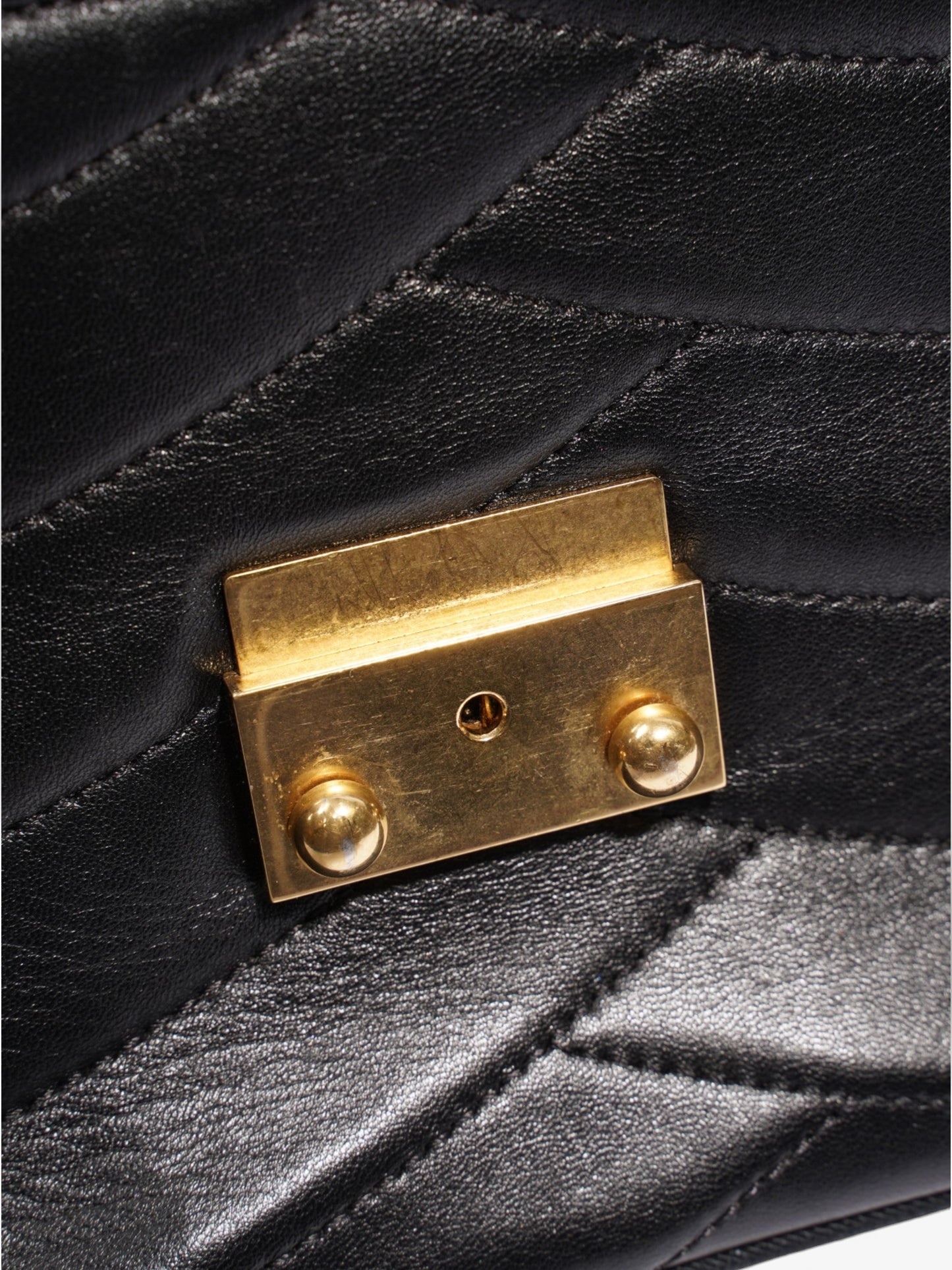 Chanel Scallop Flap Black Leather Medium