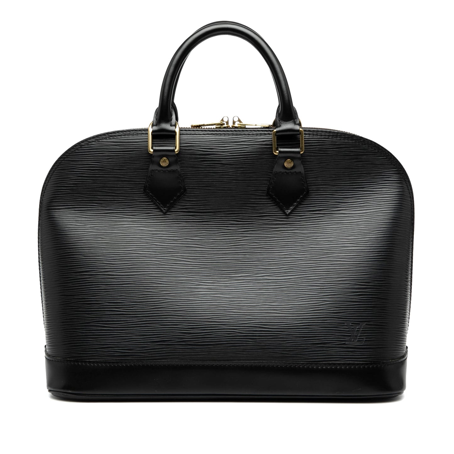 Black Louis Vuitton Epi Alma PM Handbag