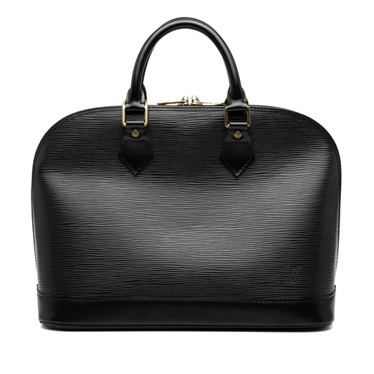 Black Louis Vuitton Epi Alma PM Handbag