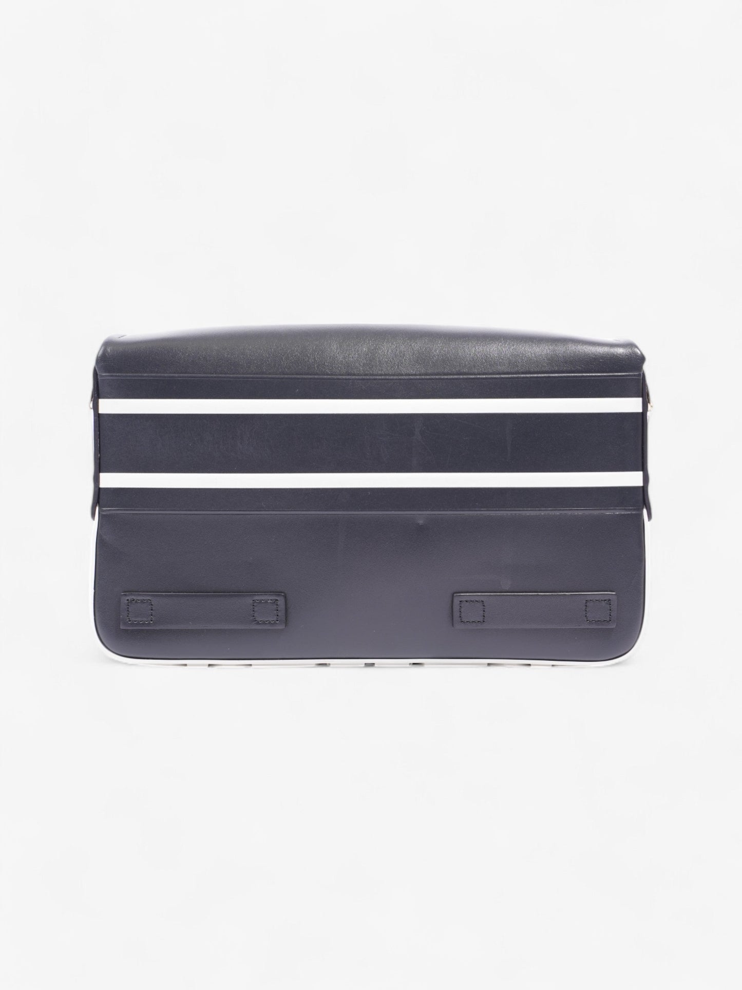 Christian Dior Diorcamp Bag Navy / White Leather Small