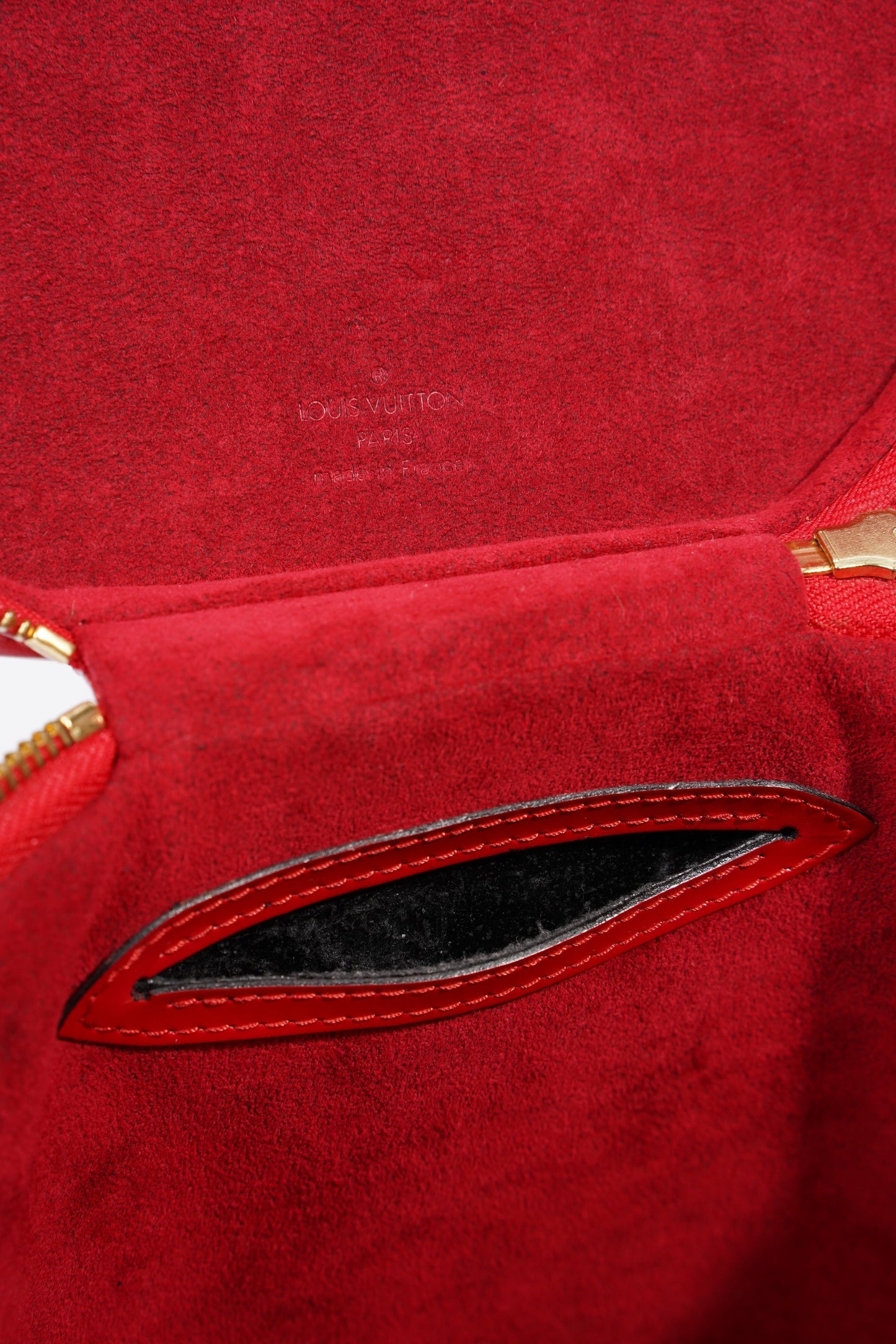 Louis Vuitton Cannes Vanity Red Epi Leather