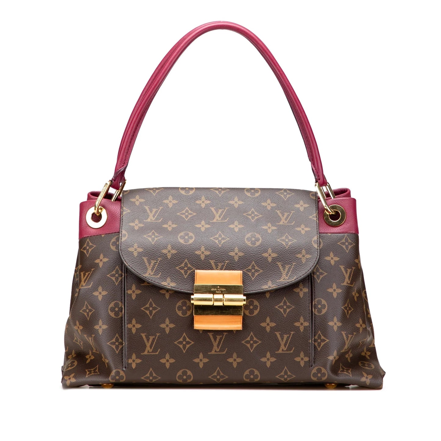 Brown Louis Vuitton Monogram Olympe MM Shoulder Bag
