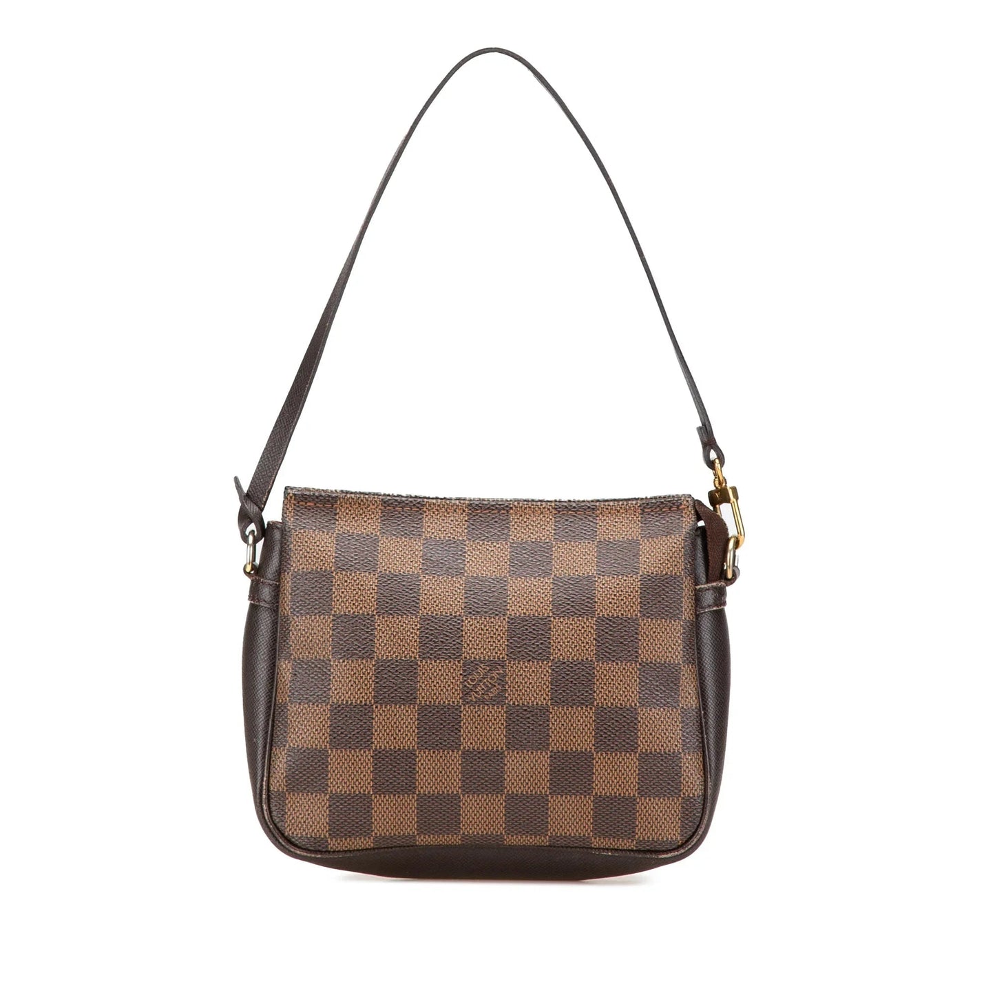 Brown Louis Vuitton Damier Ebene Trousse Pochette Handbag