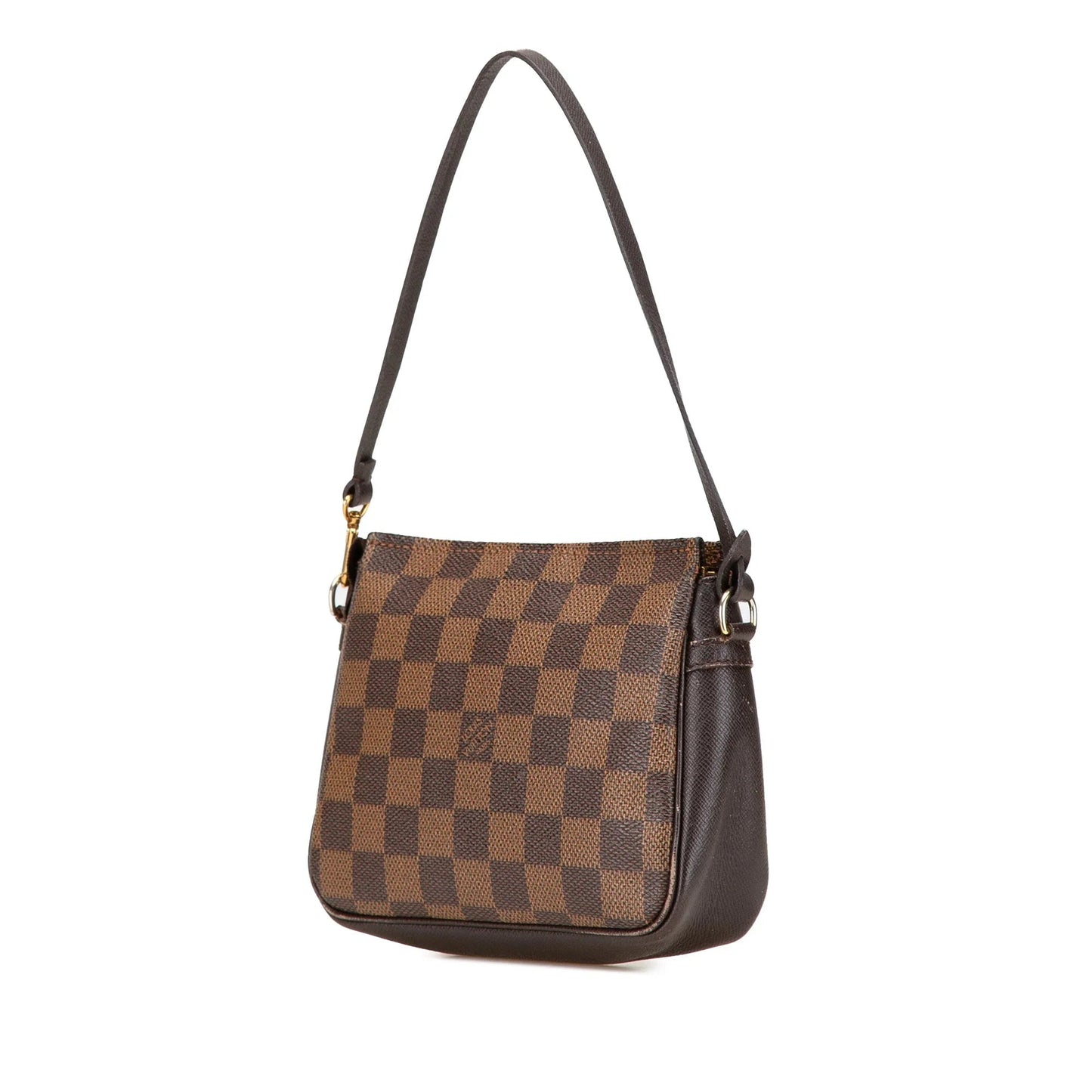 Brown Louis Vuitton Damier Ebene Trousse Pochette Handbag