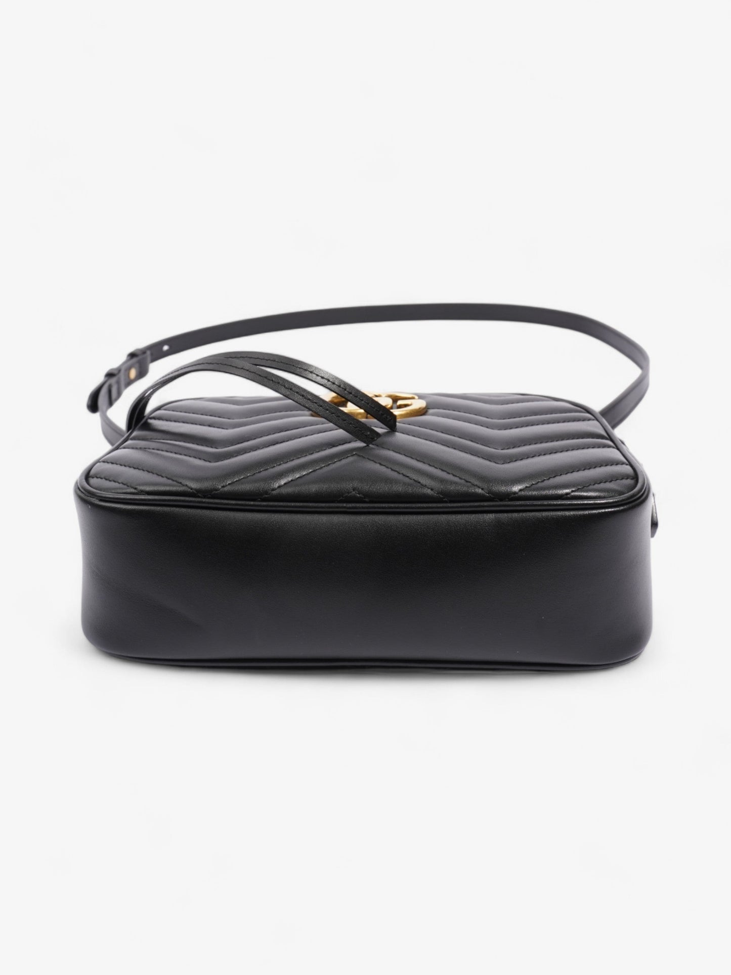 Gucci GG Marmont Black Matelasse Leather Small