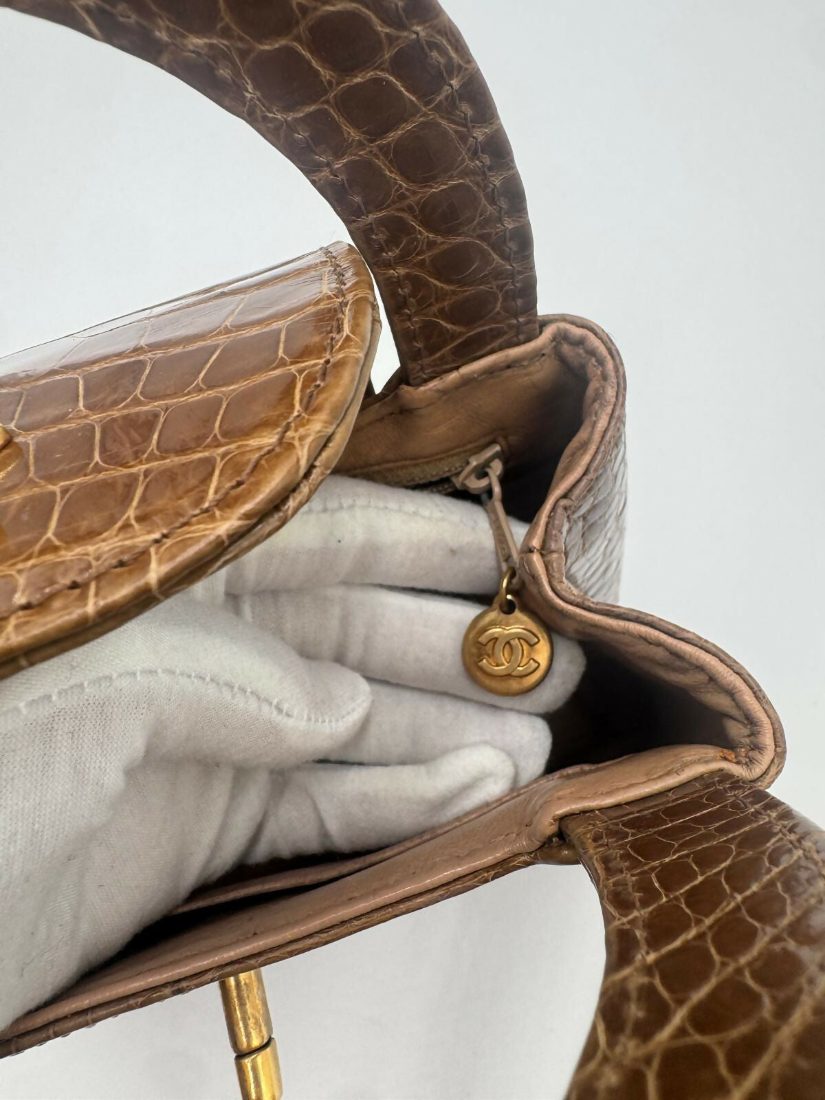 Chanel  Crocodile Kelly Top Handle bag