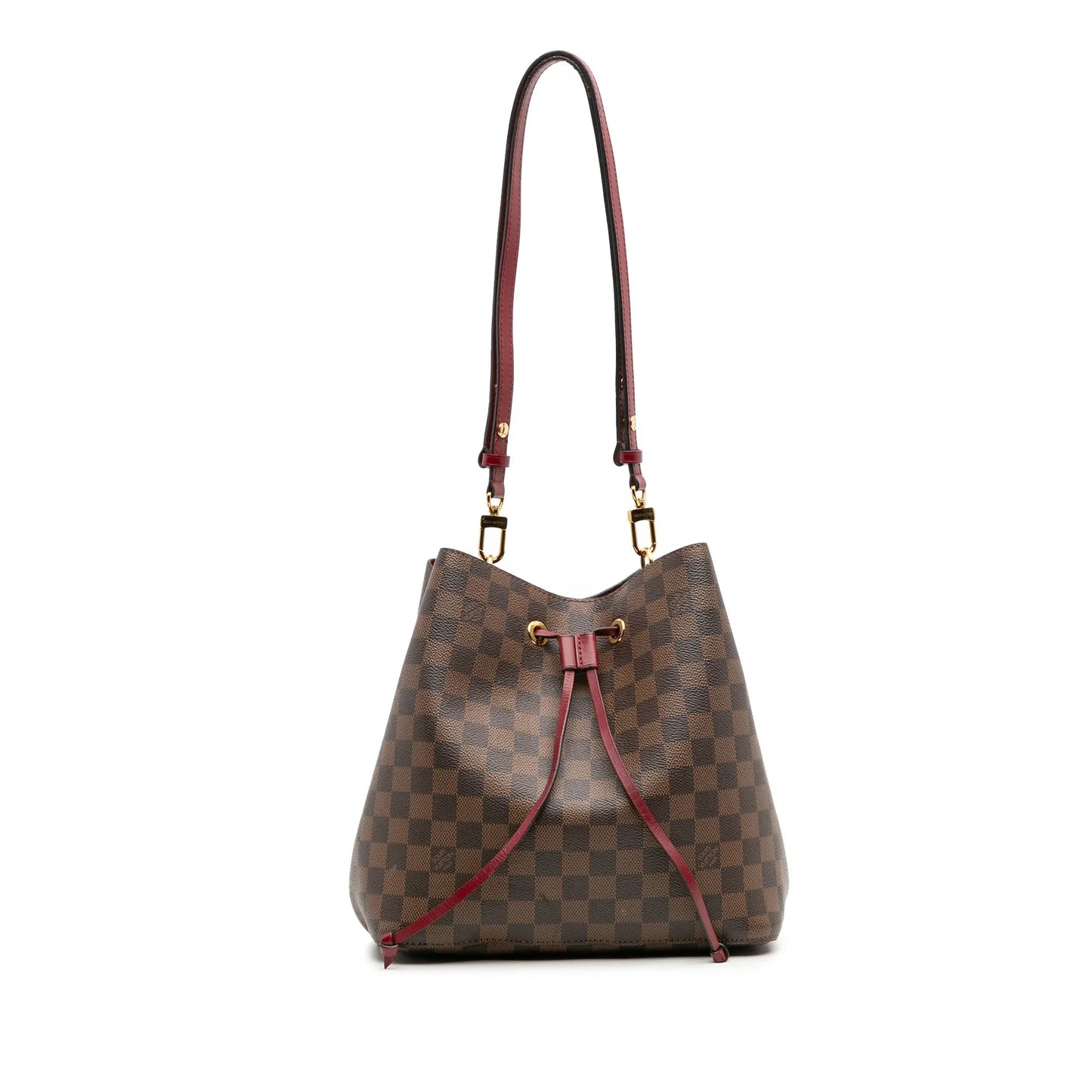 Brown Louis Vuitton Damier Ebene Neonoe MM Bucket Bag