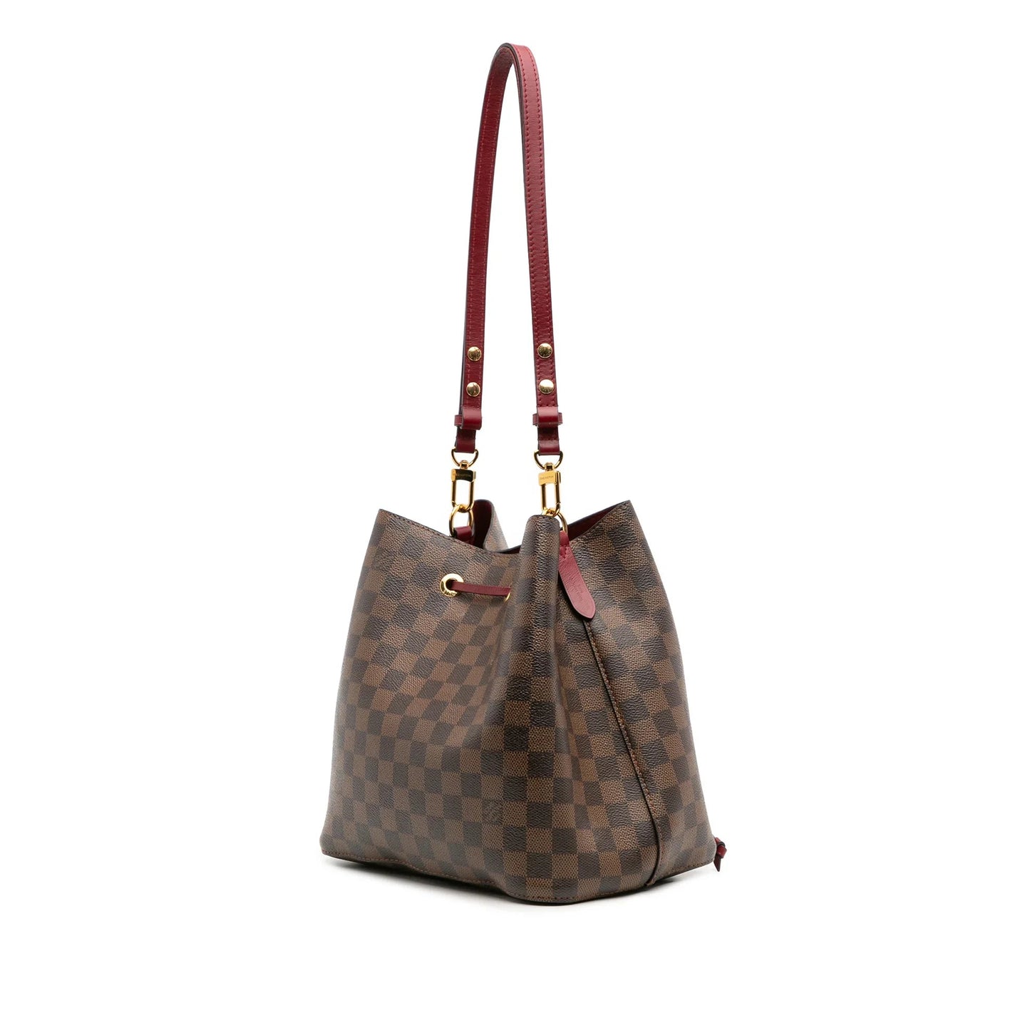 Brown Louis Vuitton Damier Ebene Neonoe MM Bucket Bag